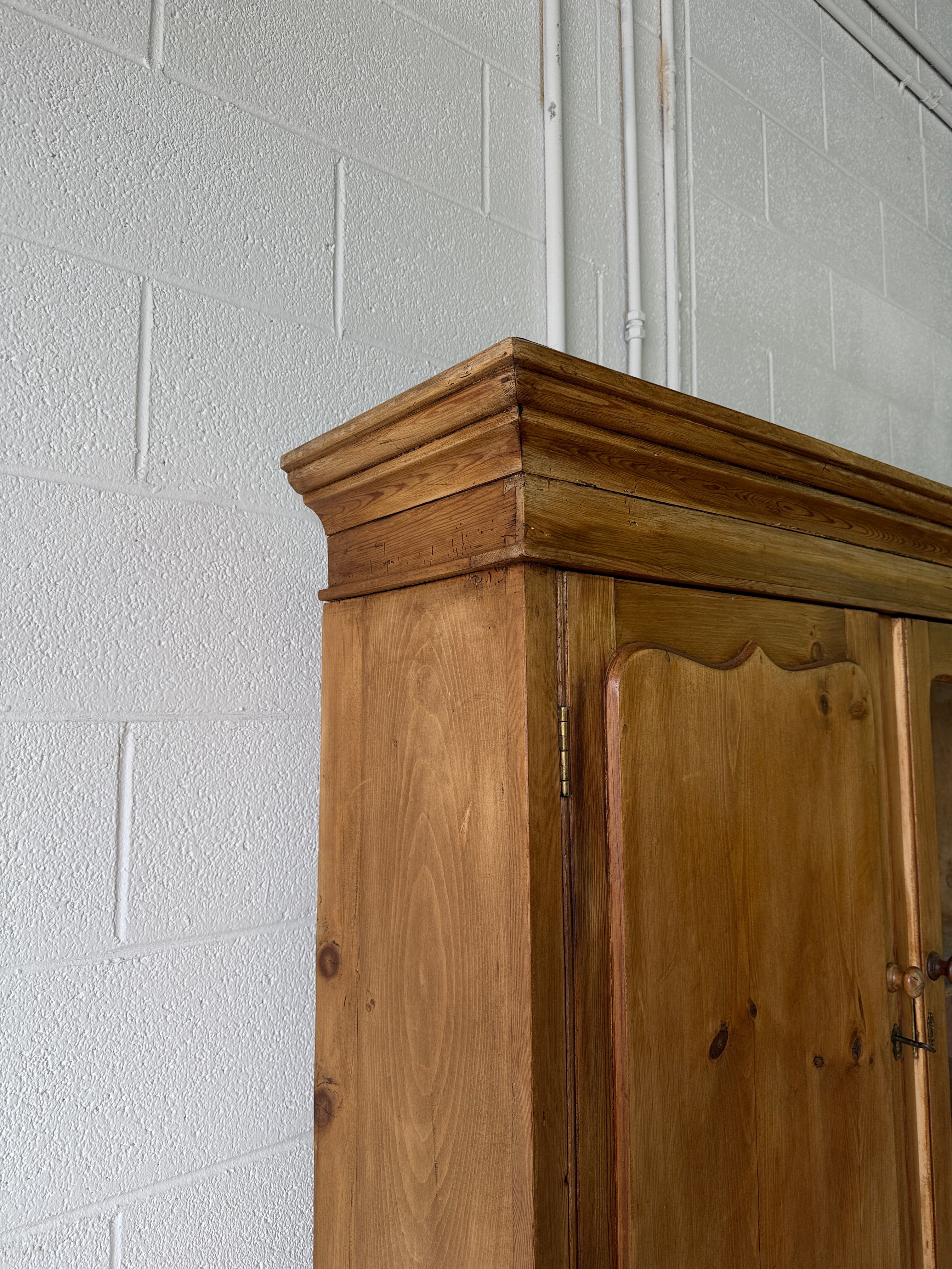 Antique pine housekeepers cupboard