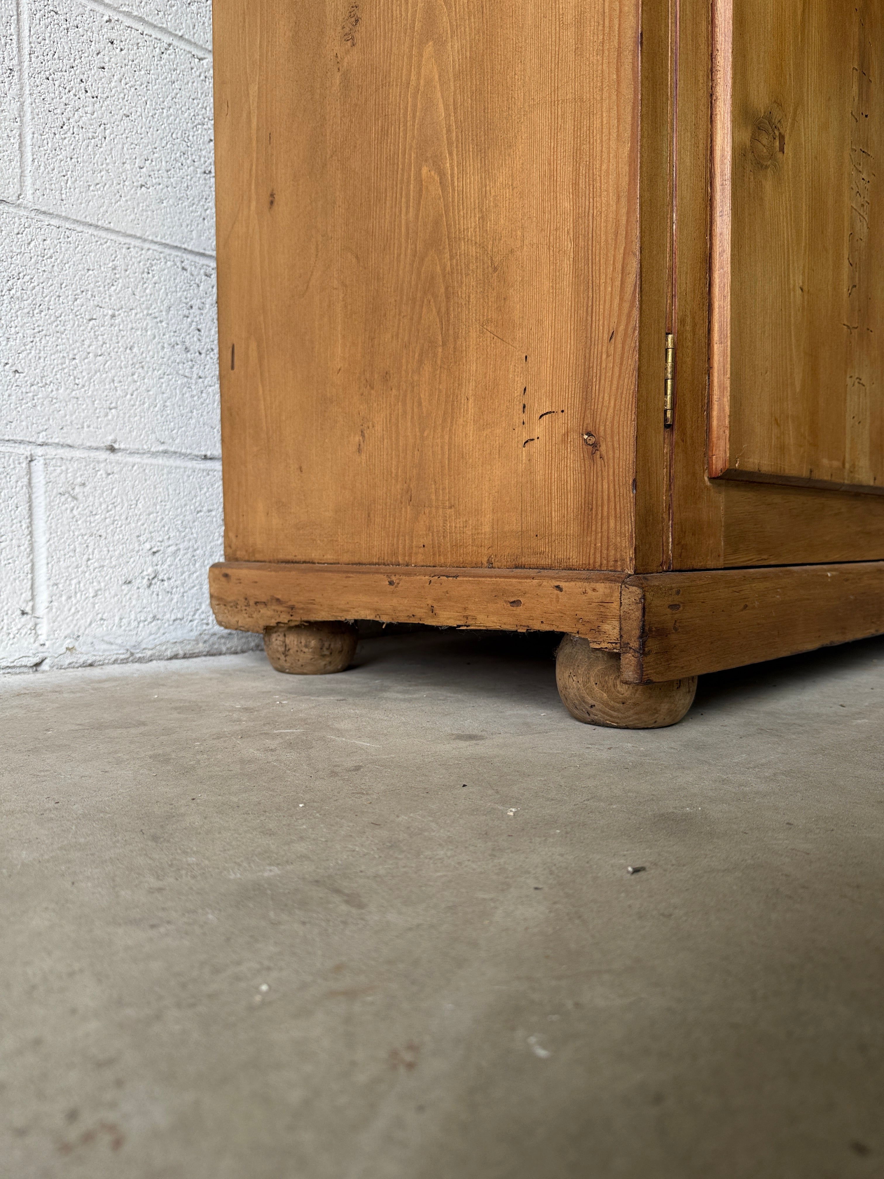 Antique pine housekeepers cupboard