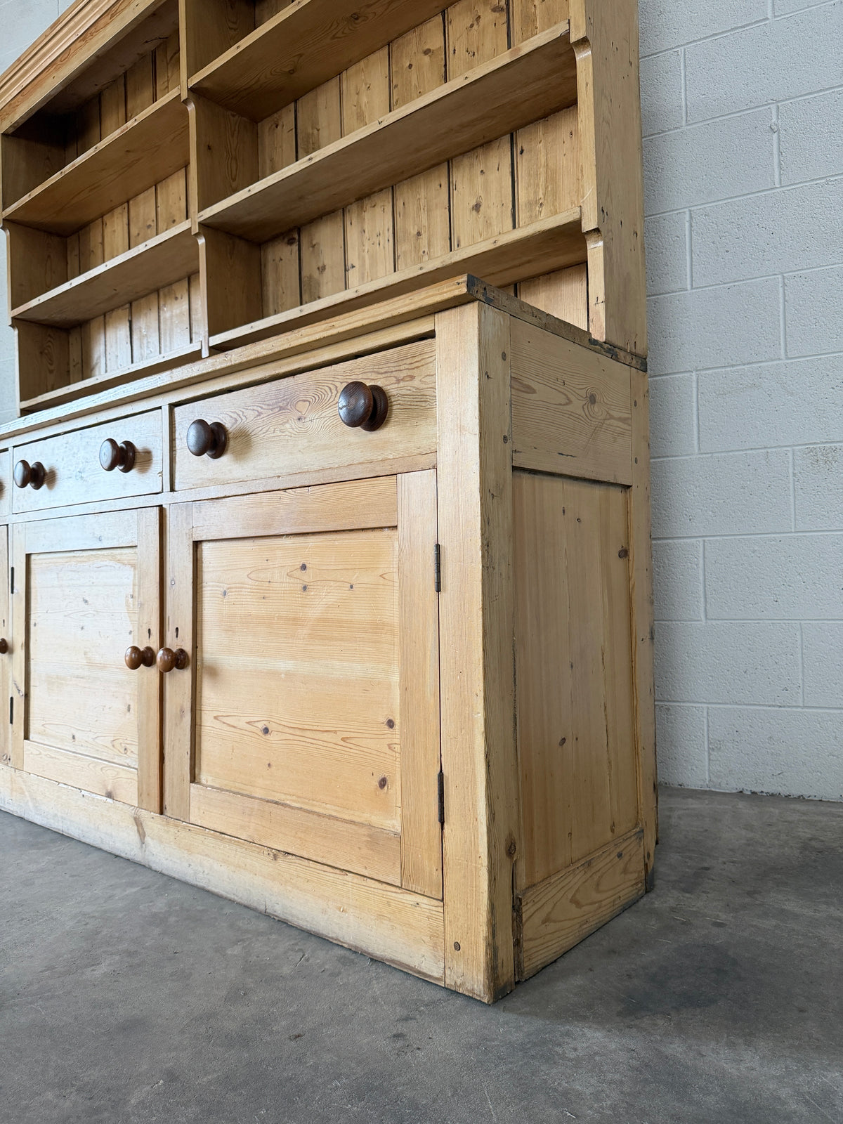 English Pine Kitchen Dresser