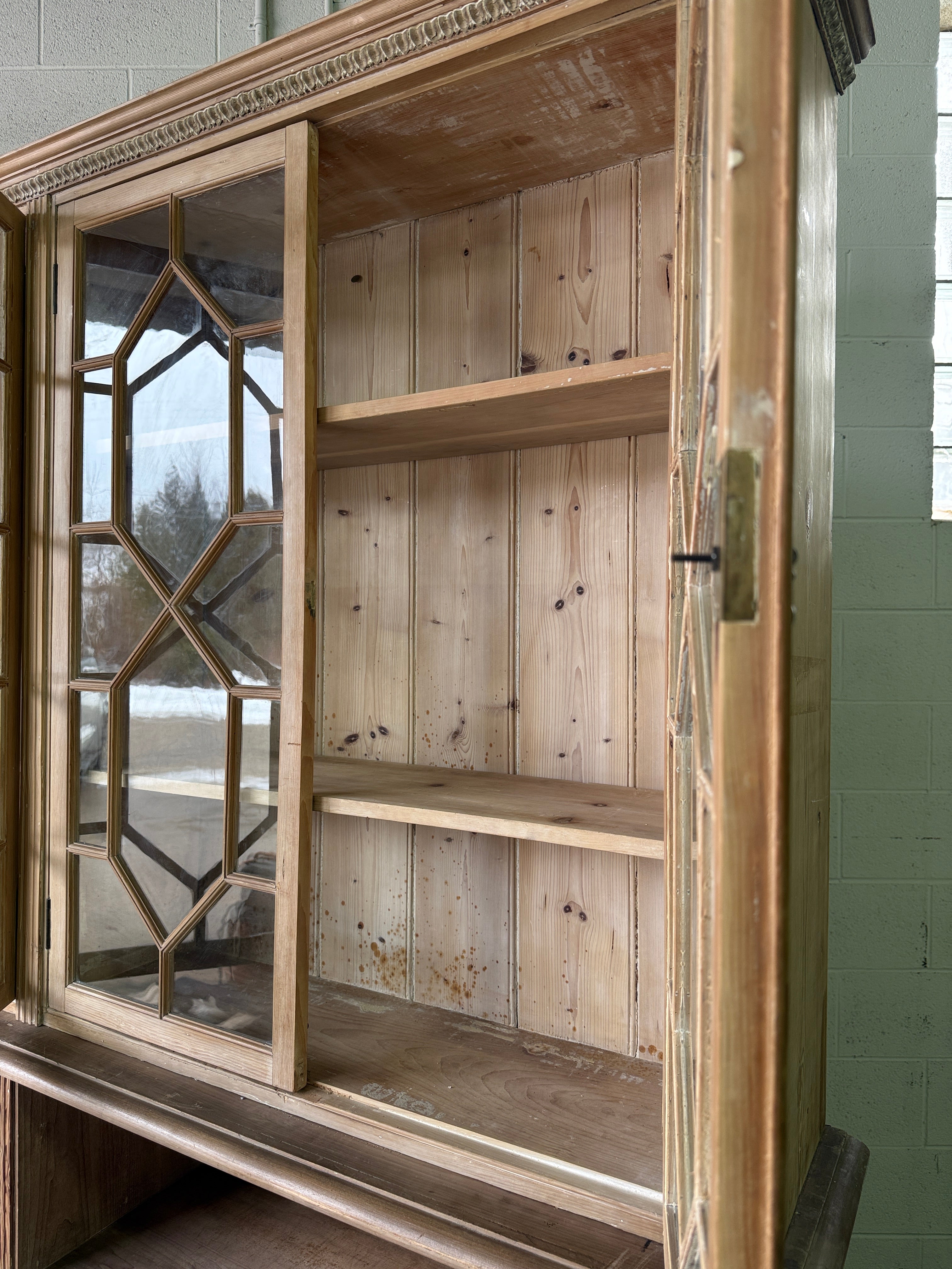 Incredible astragal glazed bookcase