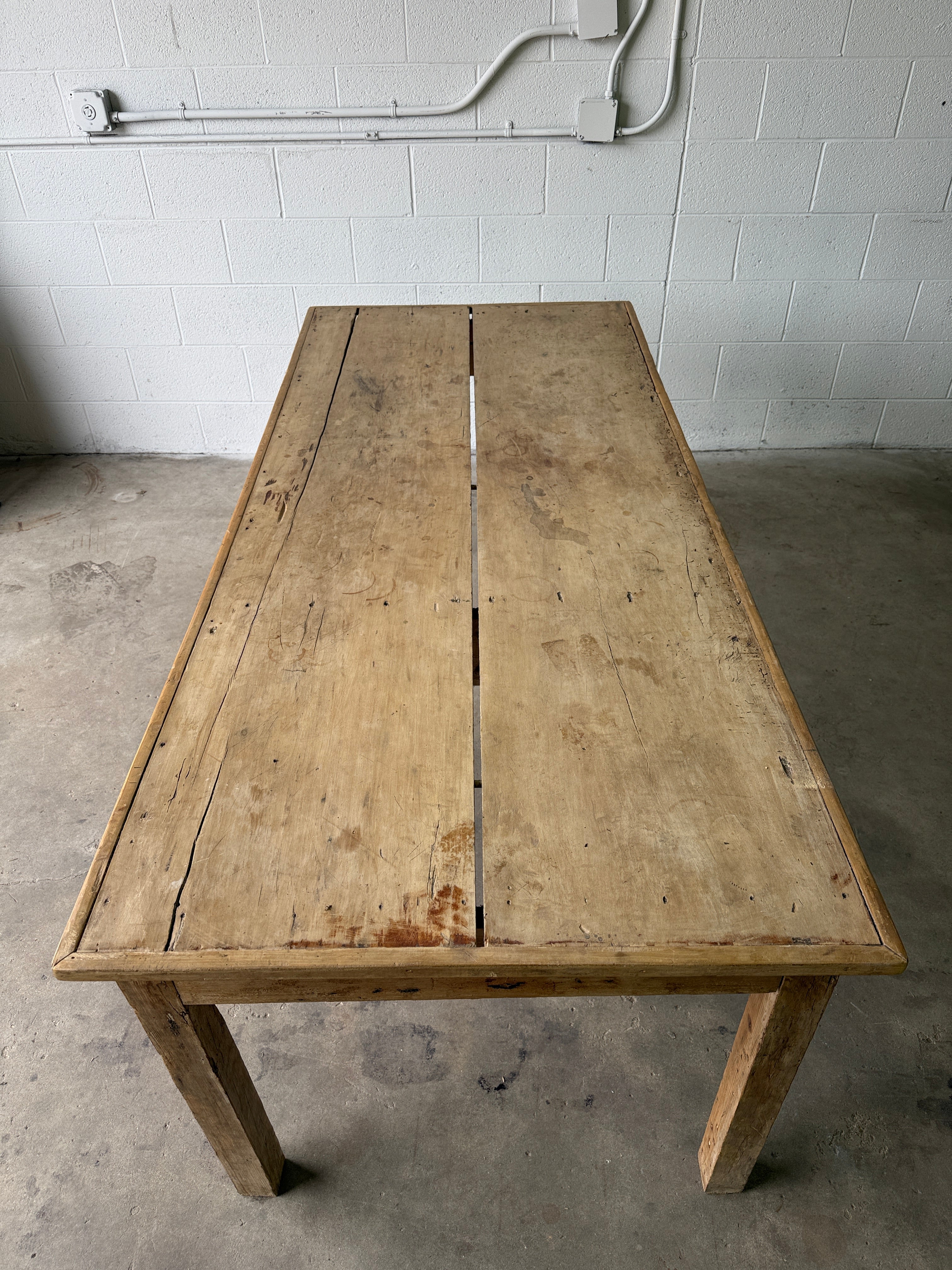 Primitive Scottish pine table
