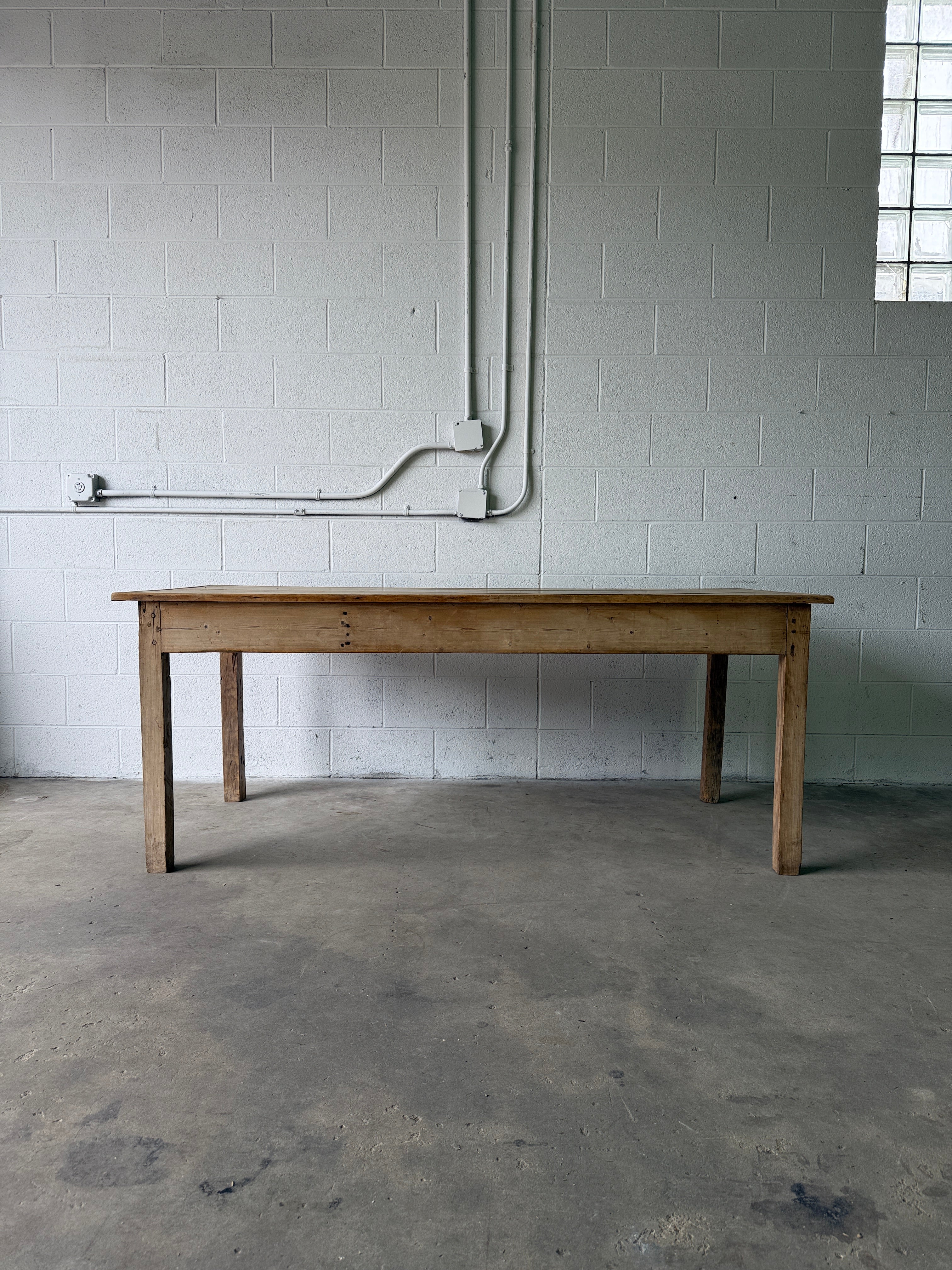 Primitive Scottish pine table