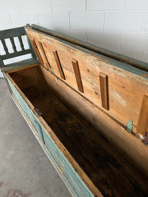 Antique European Storage Bench