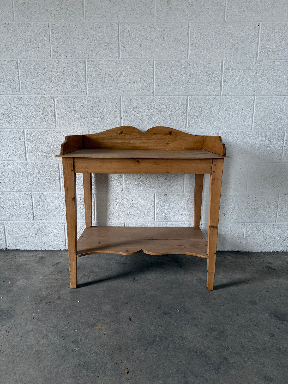Antique pine washstand