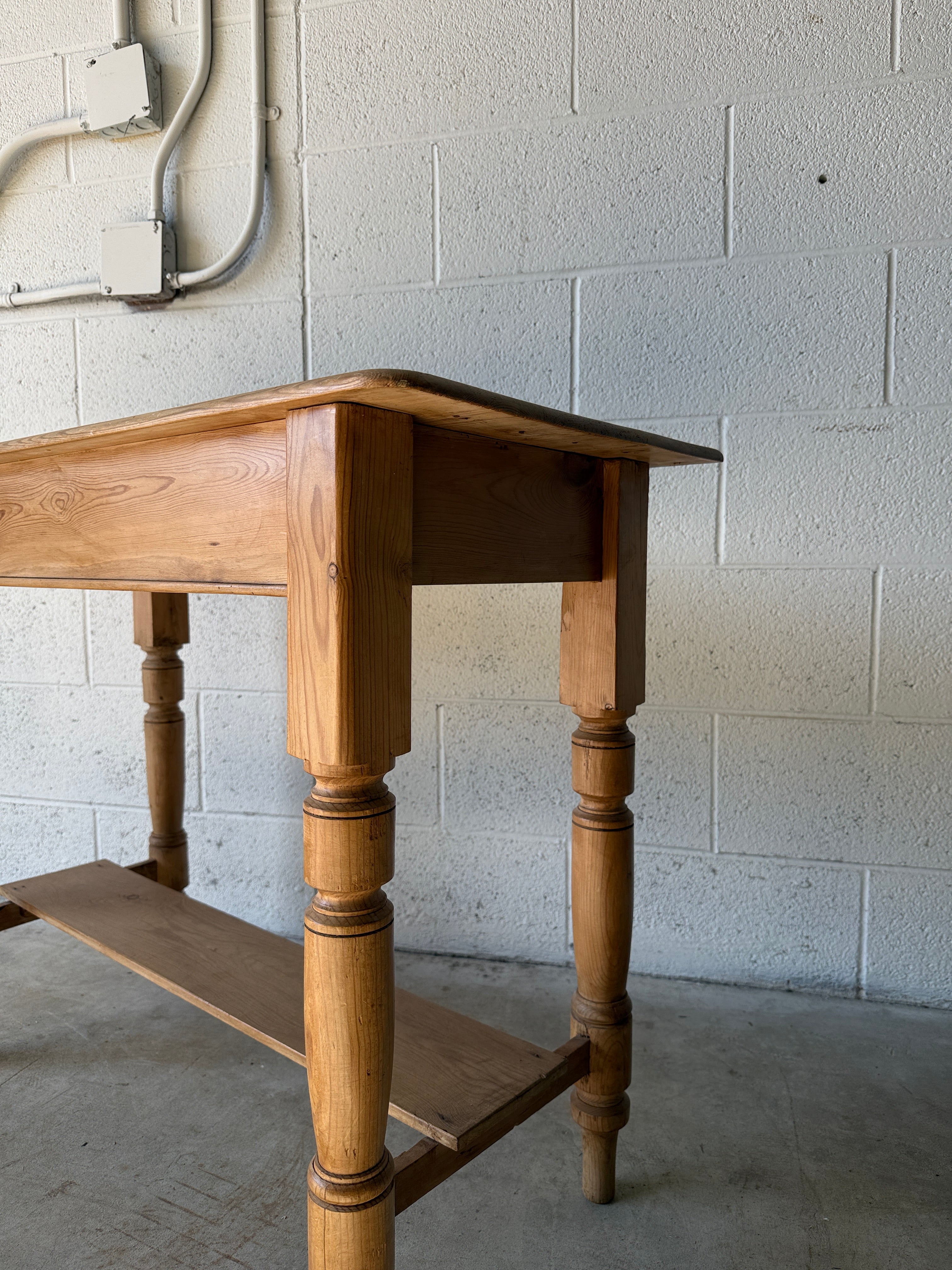 Antique pine washstand