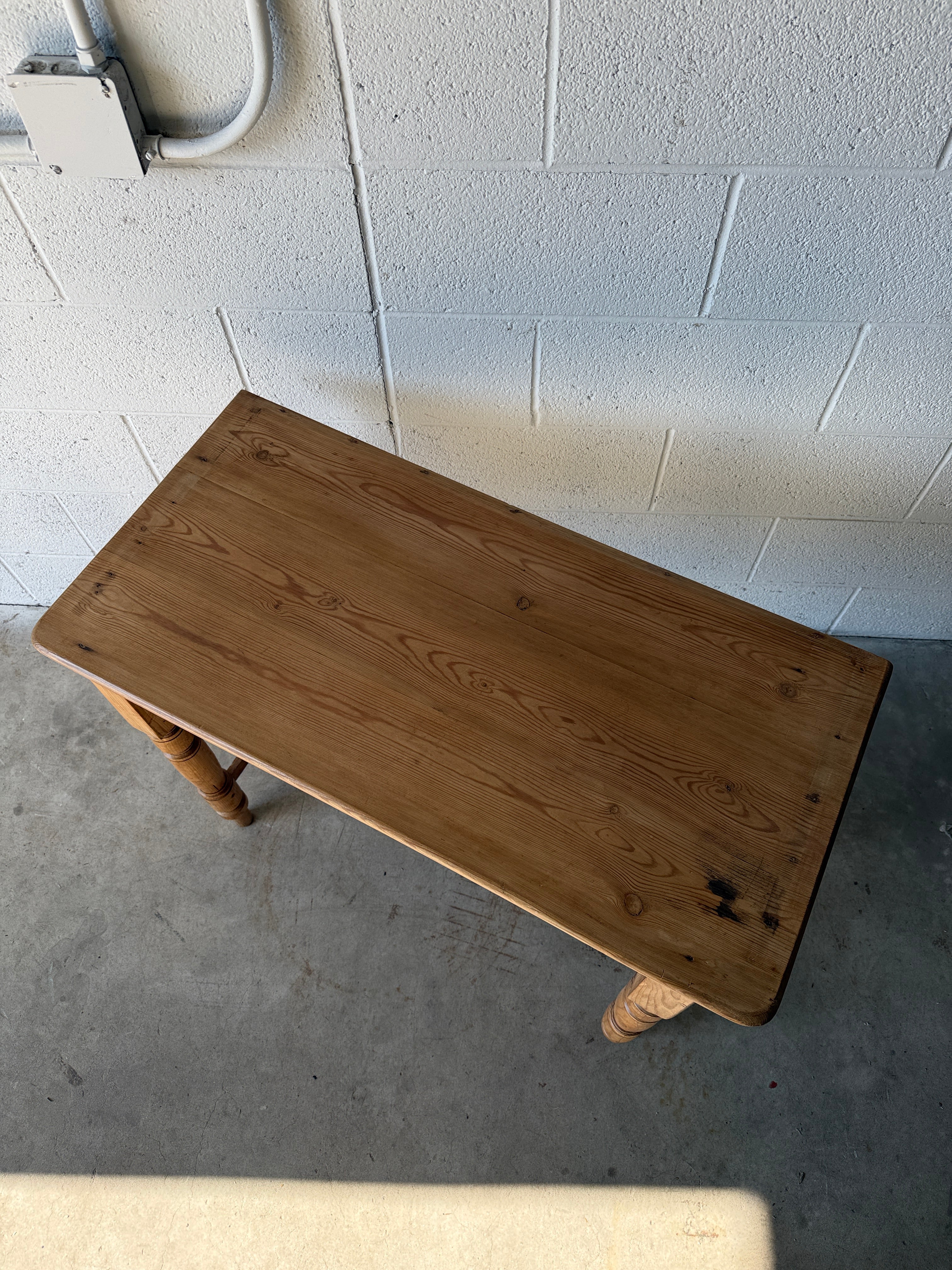 Antique pine washstand