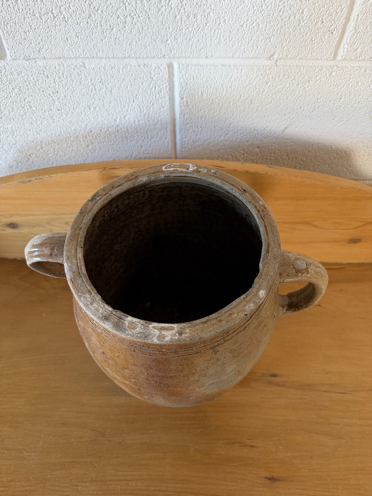 French stoneware pot