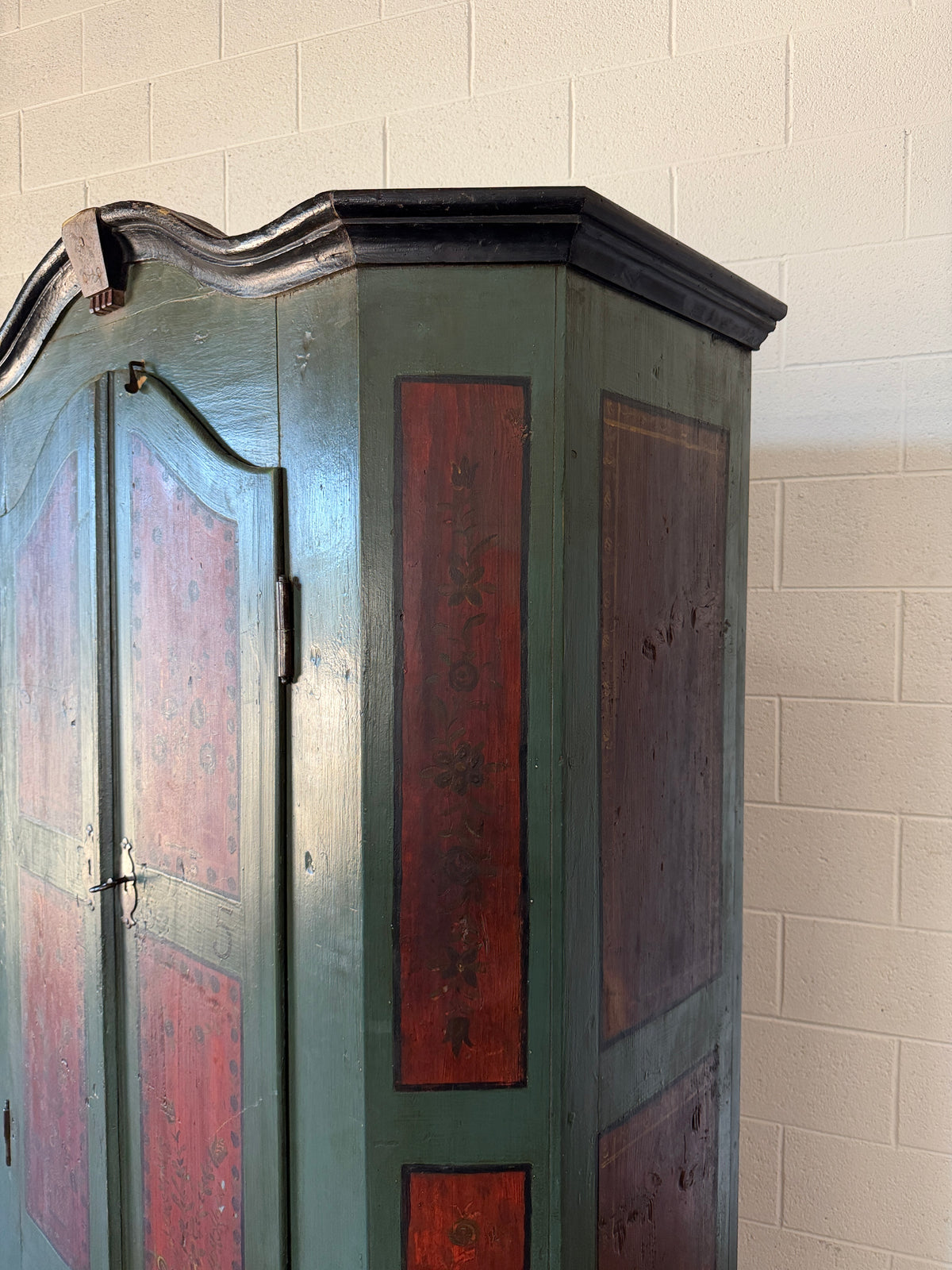 Swedish marriage cupboard c 1835