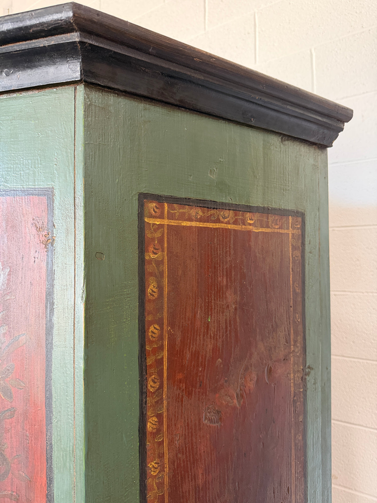 Swedish marriage cupboard c 1835