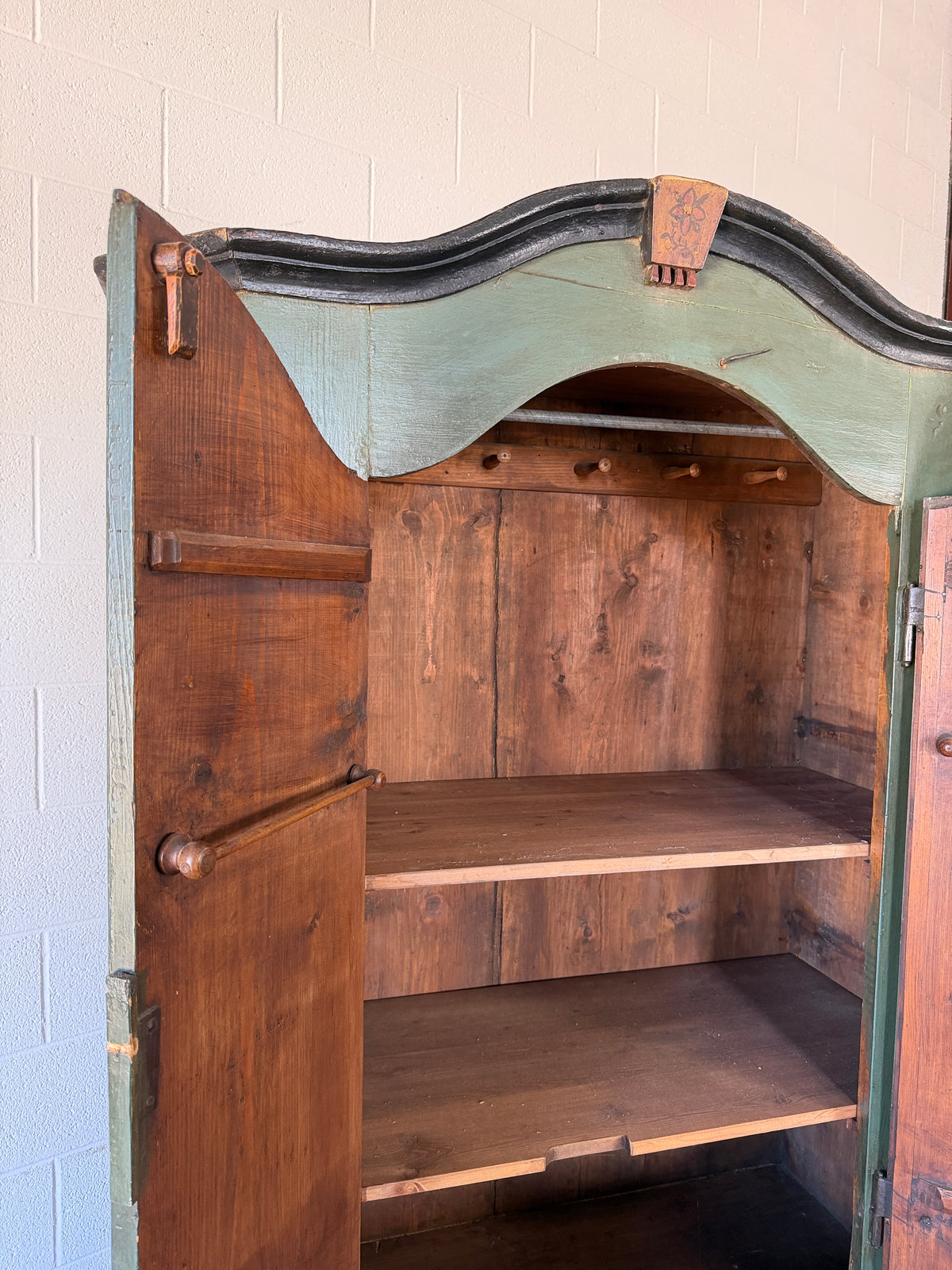 Swedish marriage cupboard c 1835