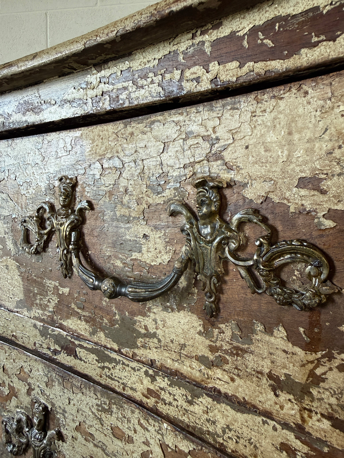 Antique French chippy drawers