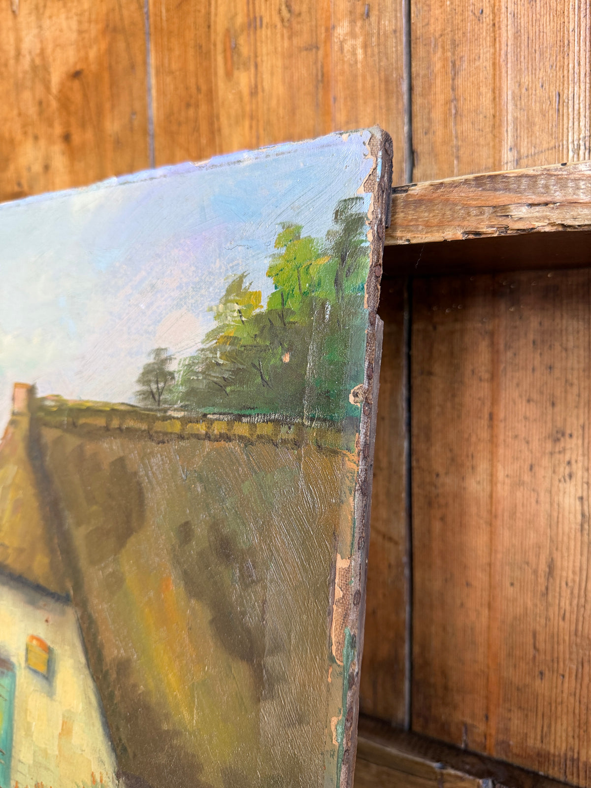 European antique oil on canvas