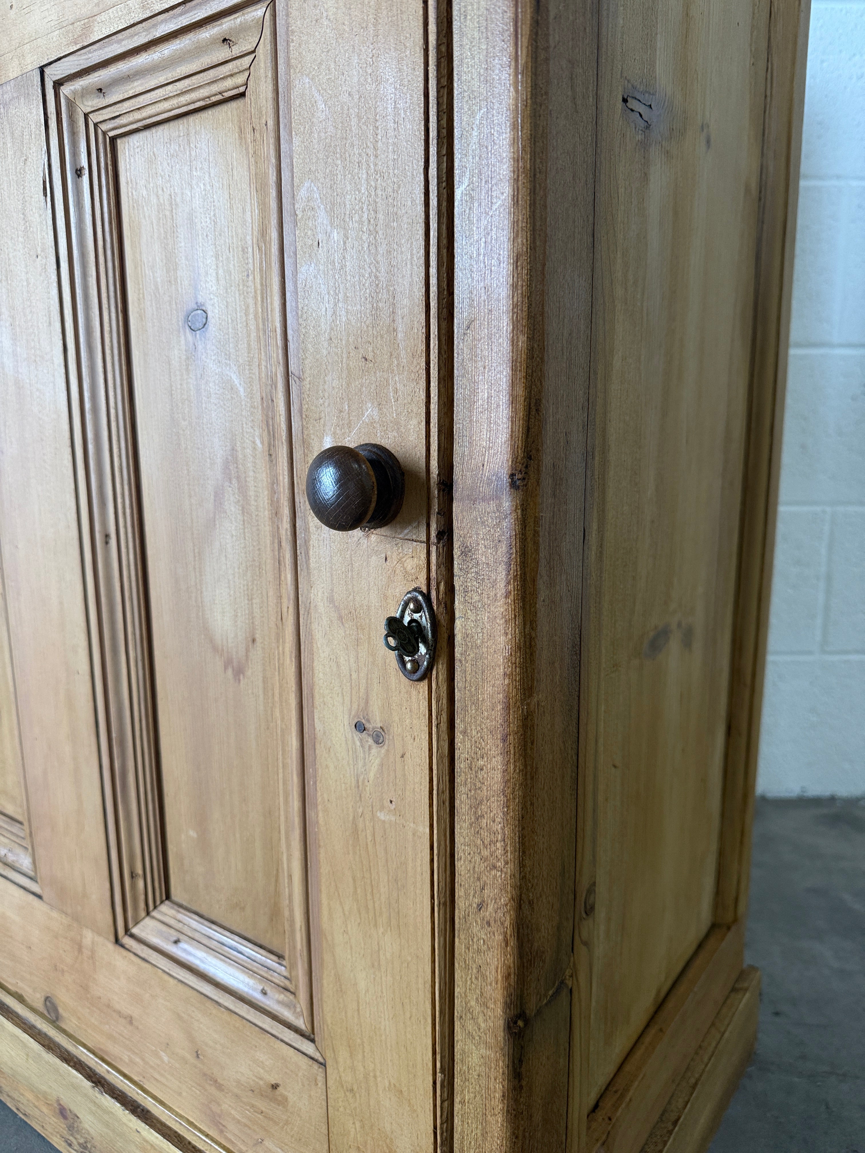 Small antique pine cupboard or nightstand