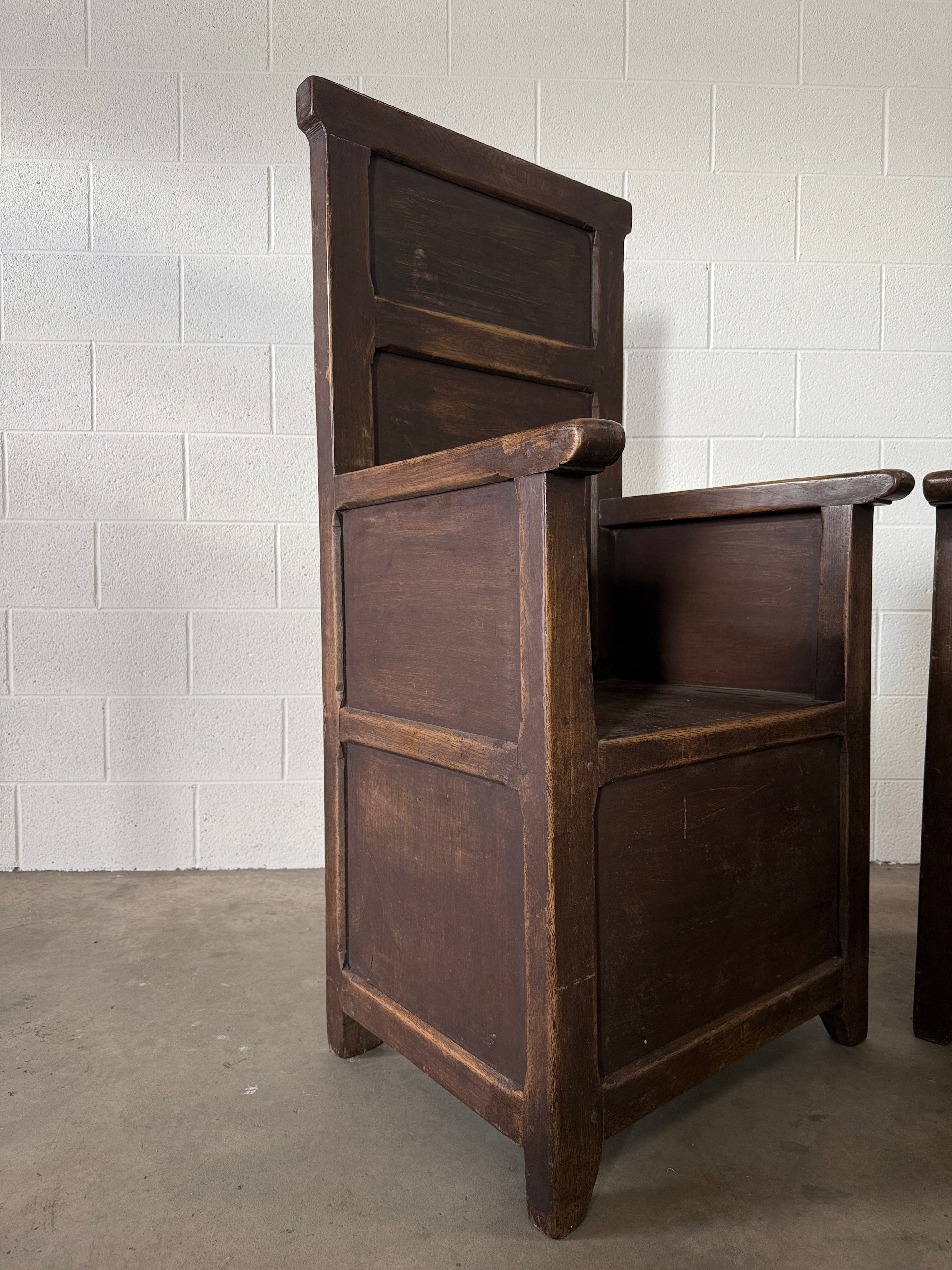Antique-style English chairs
