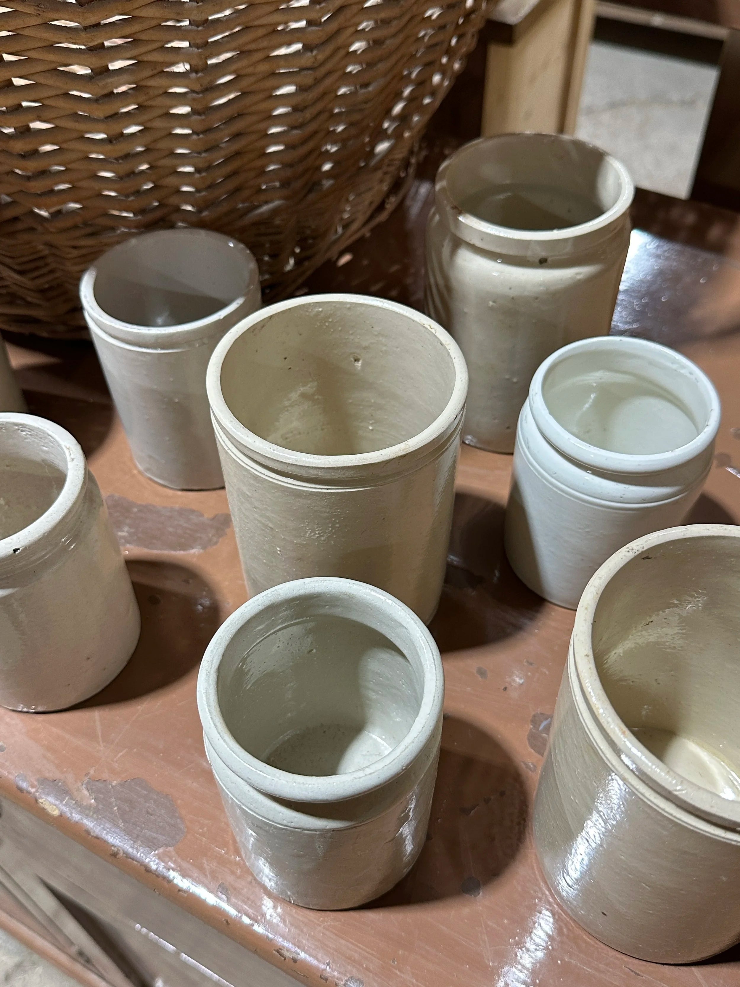 Smooth marmalade pots