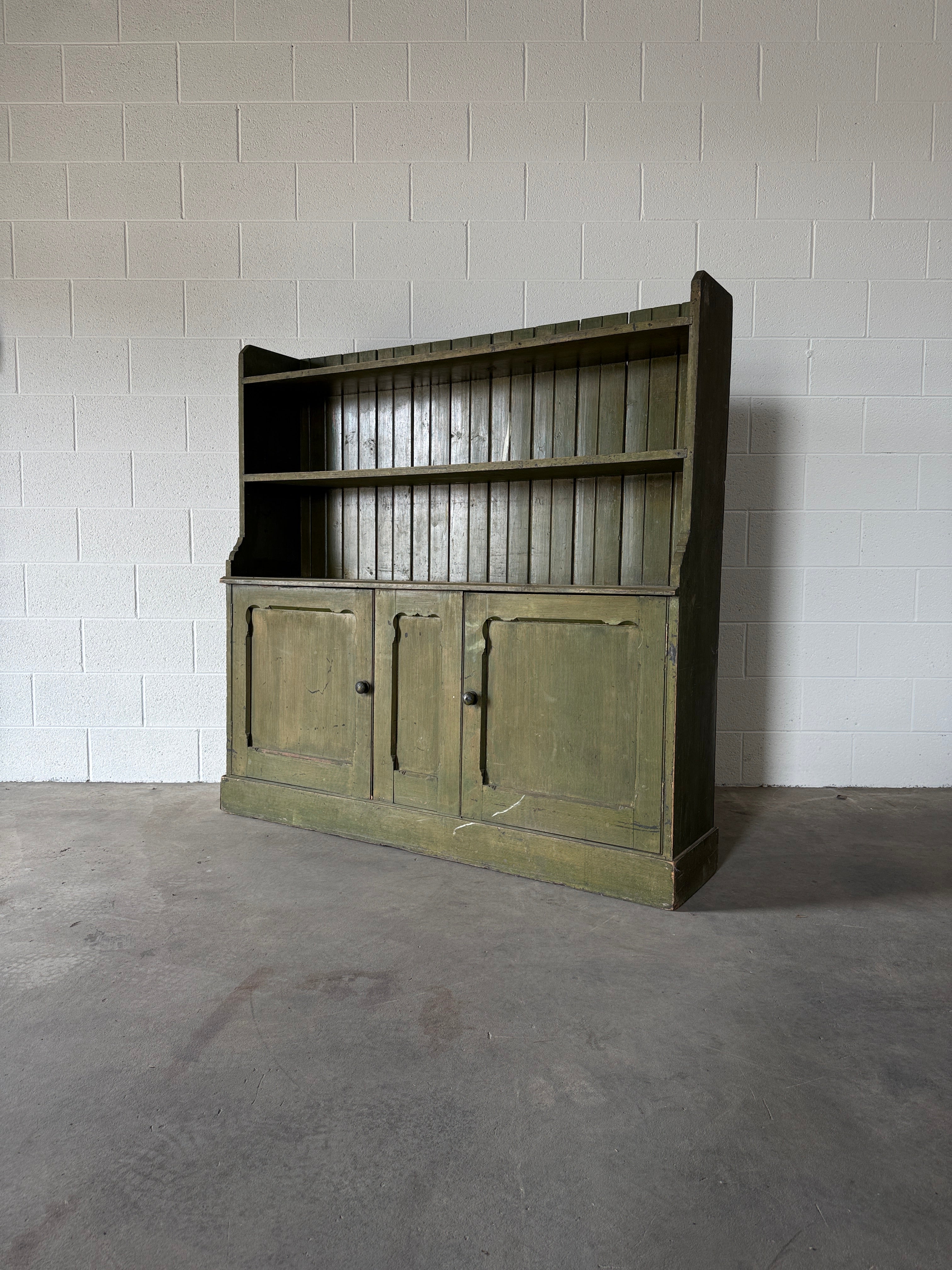 Antique pine hutch or cupboard