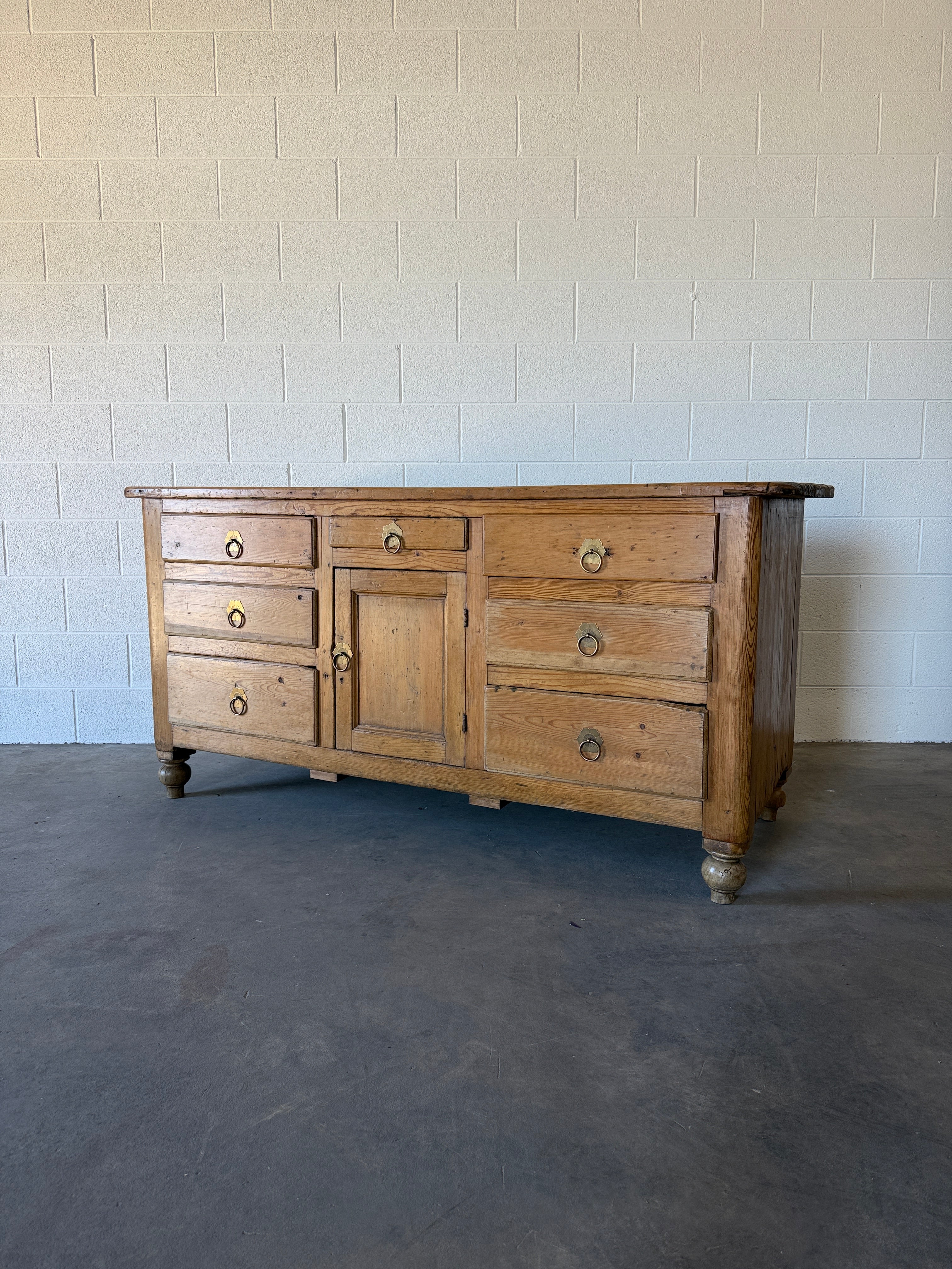 Antique pine sideboard