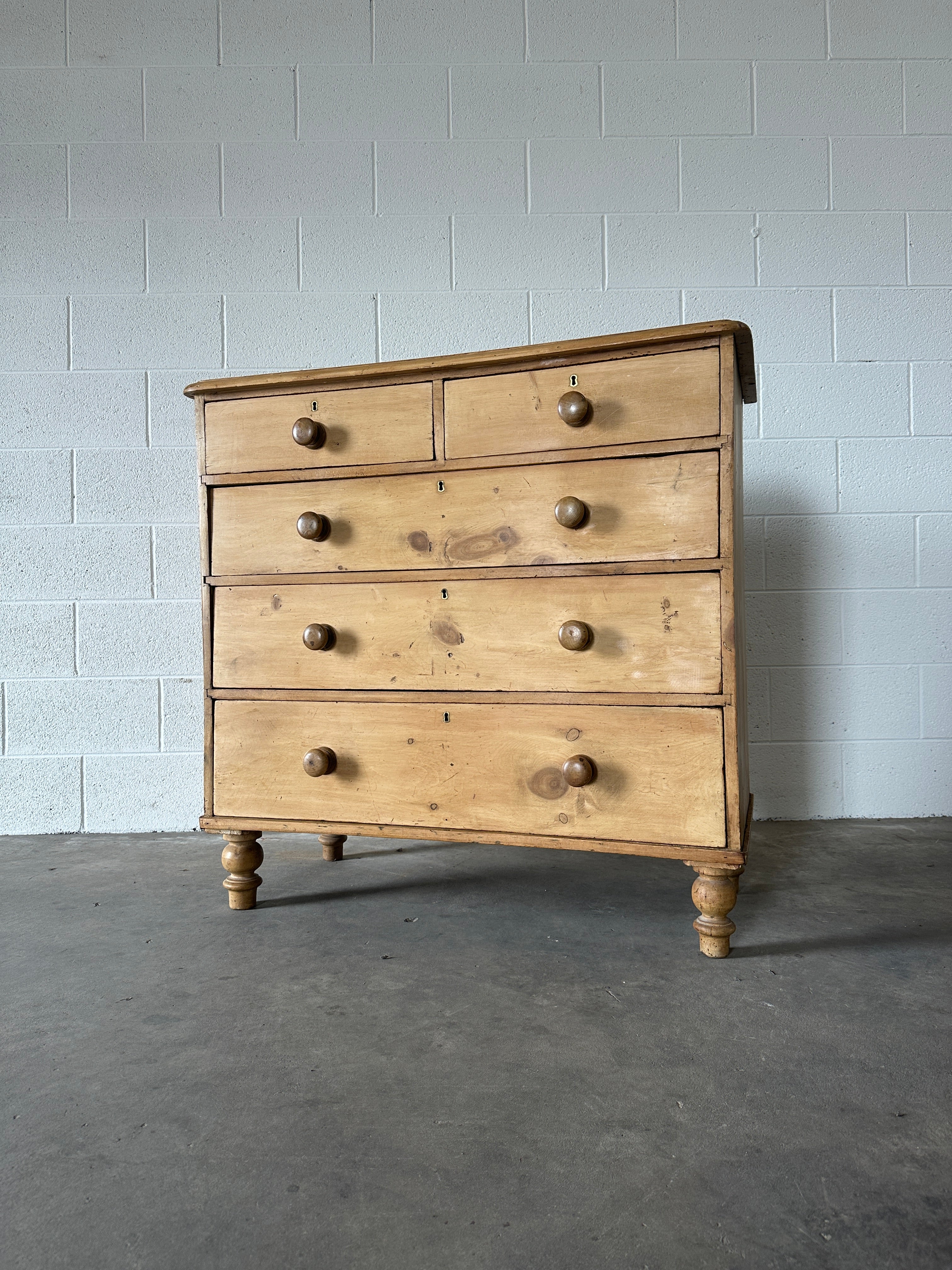English Pine Chest of Drawers