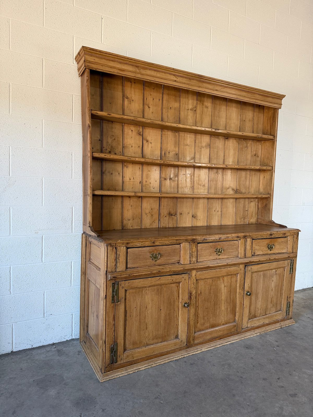 Antique pine kitchen dresser
