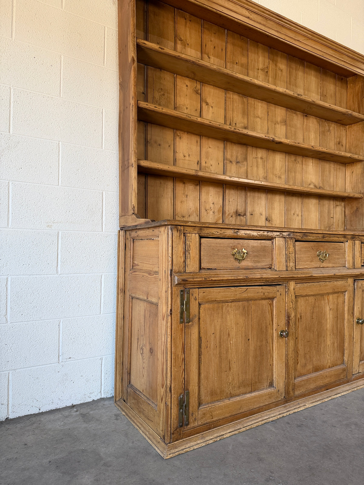 Antique pine kitchen dresser
