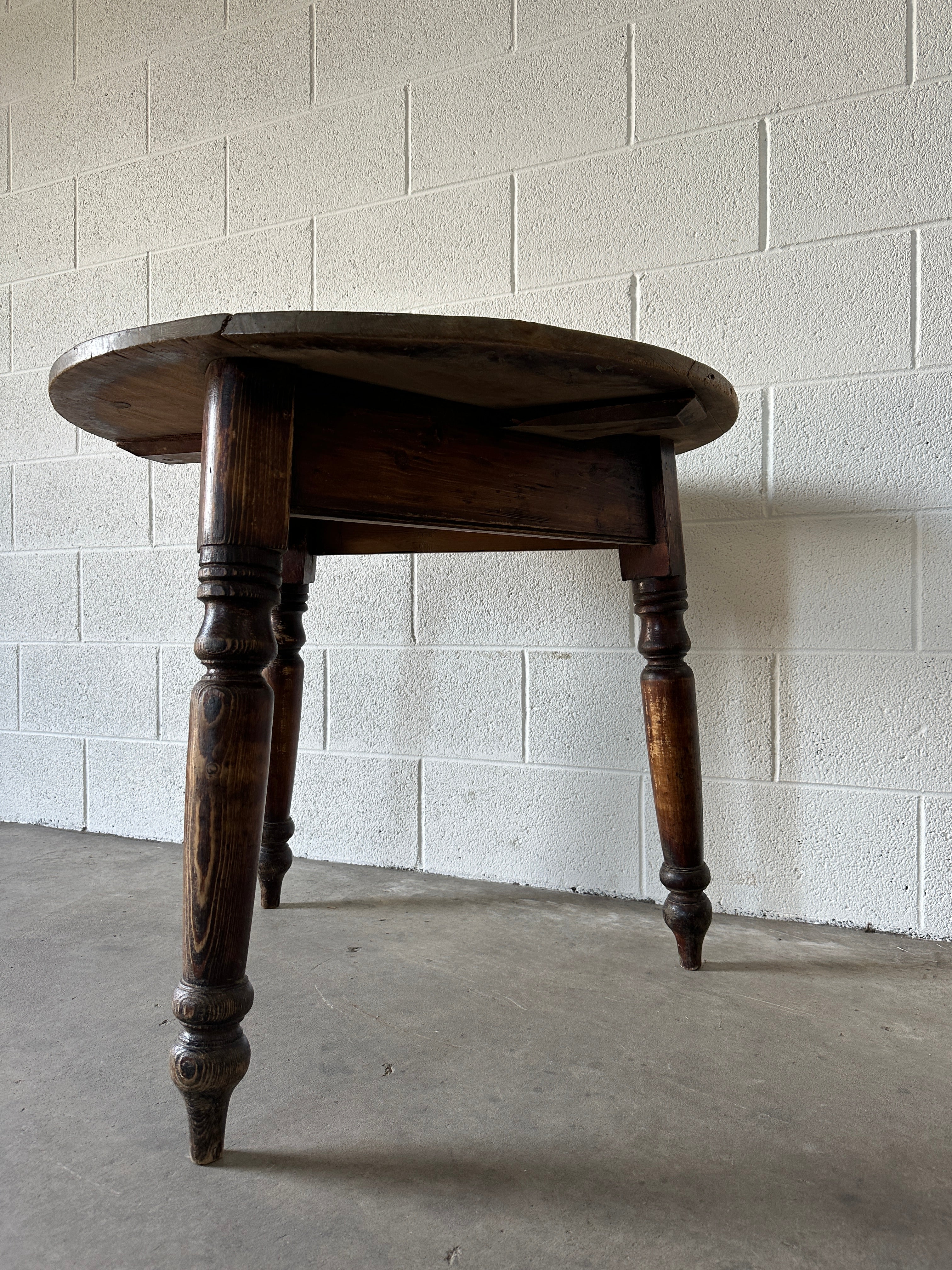 Antique English cricket table
