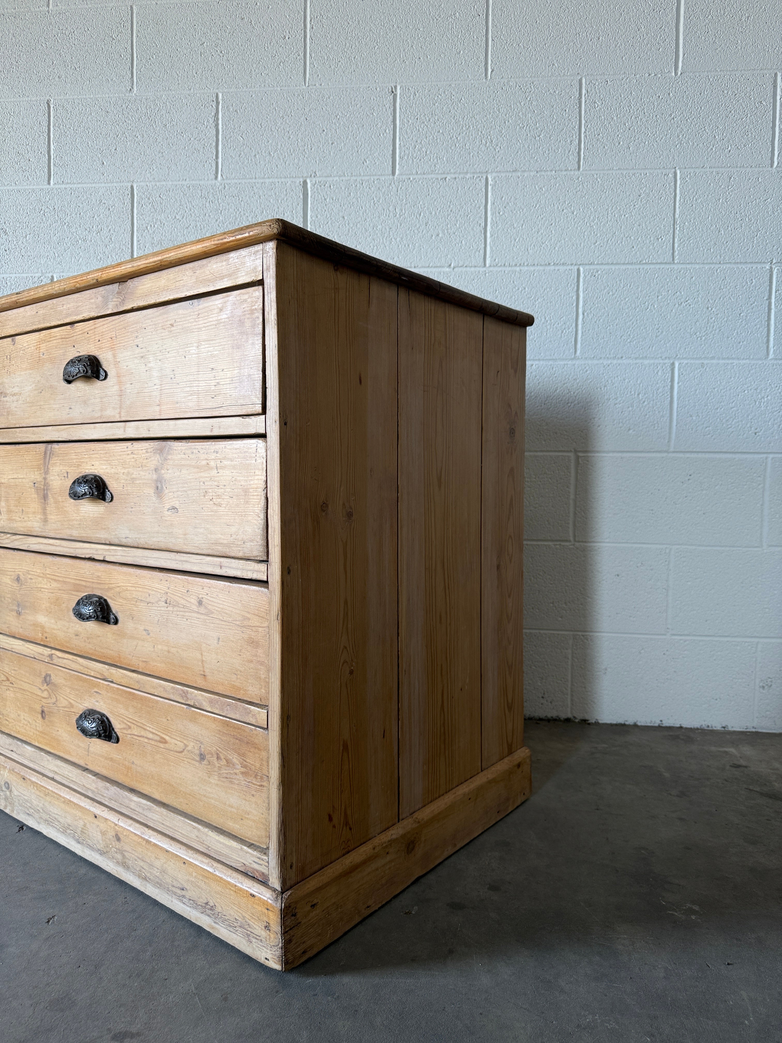 Antique bank of four drawers