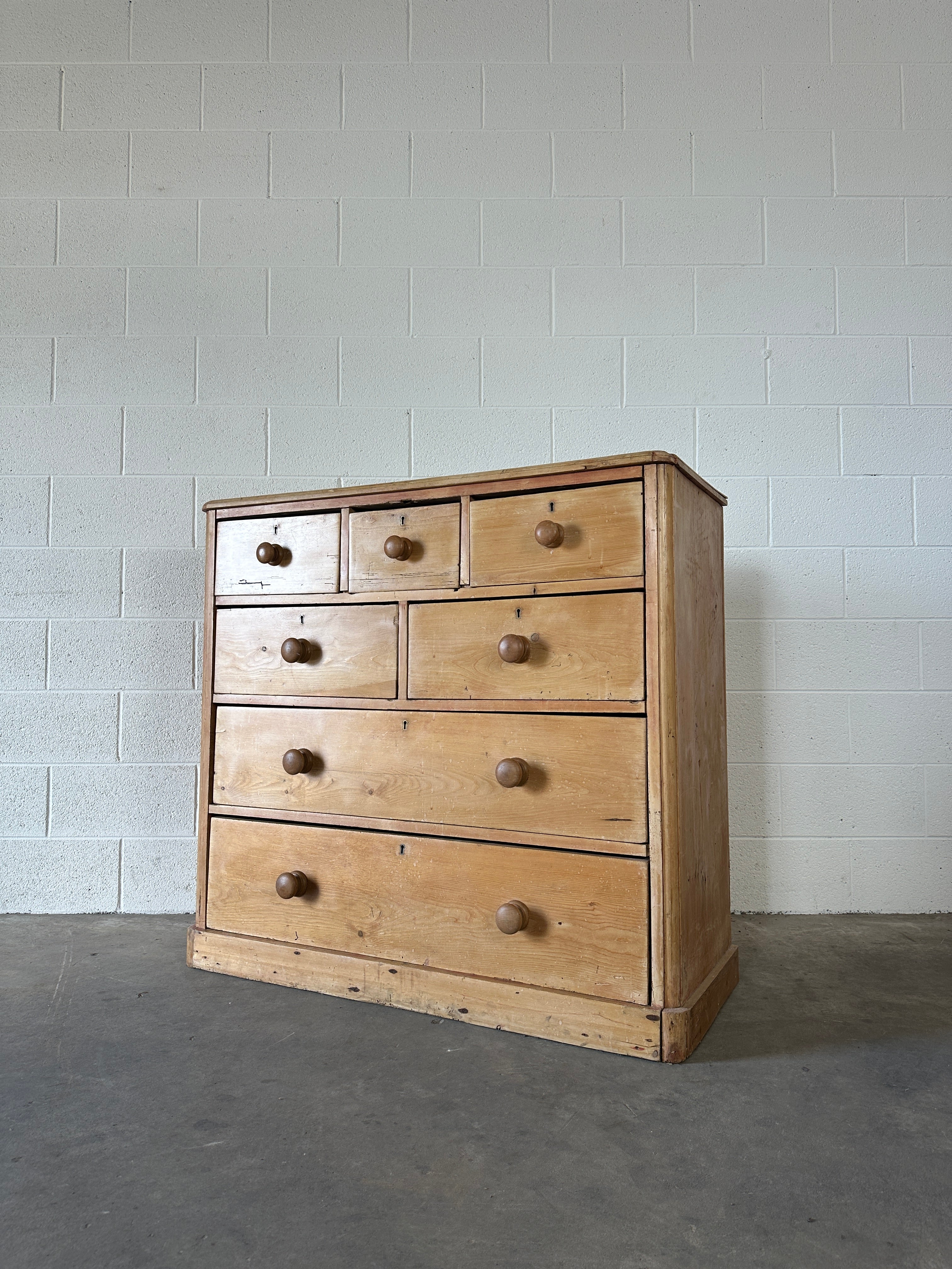 Victorian Pine Drawers with hidden compartment