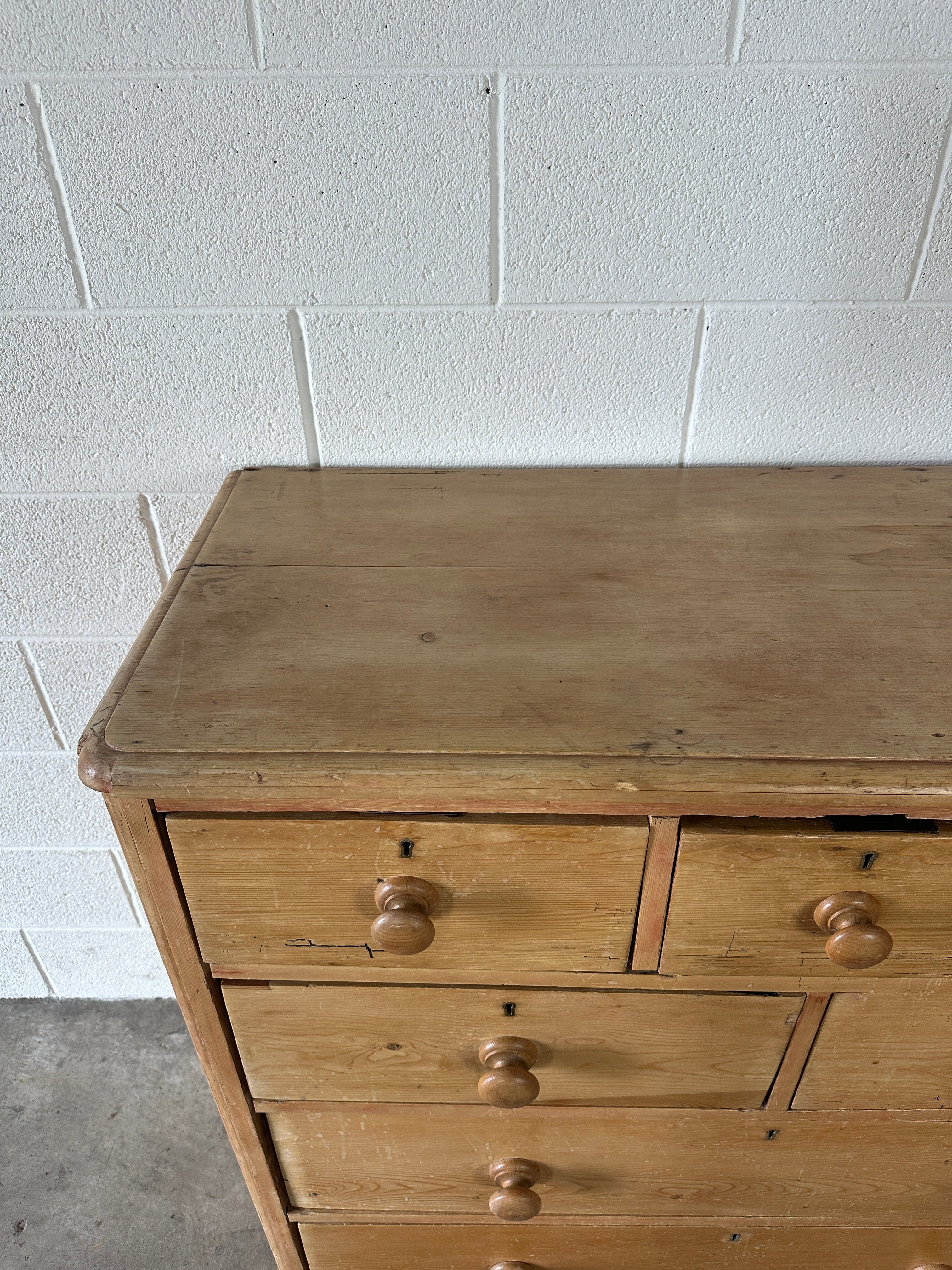 Victorian Pine Drawers with hidden compartment