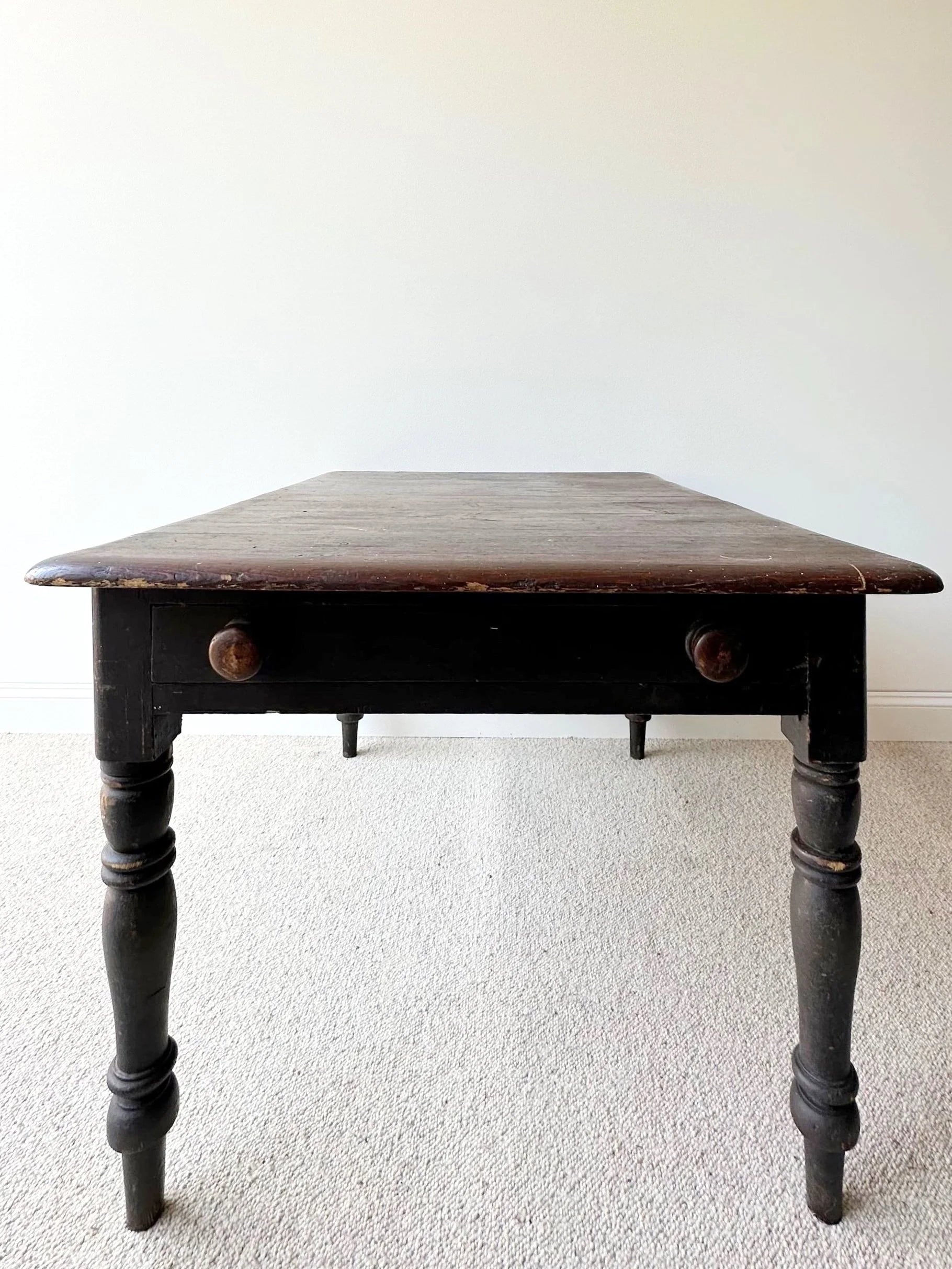 Victorian welsh pine table