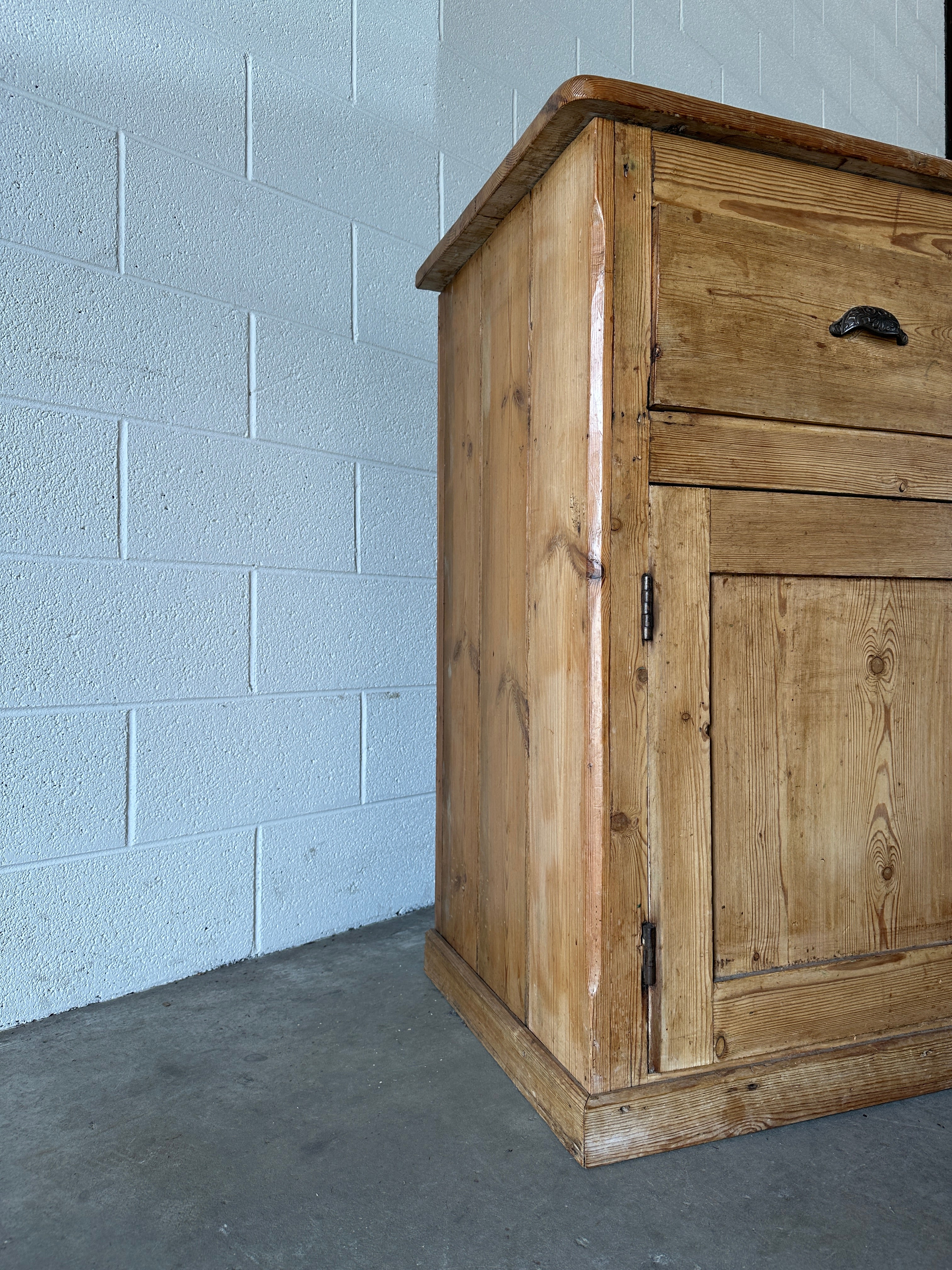 Antique English Pine Sideboard or Buffet