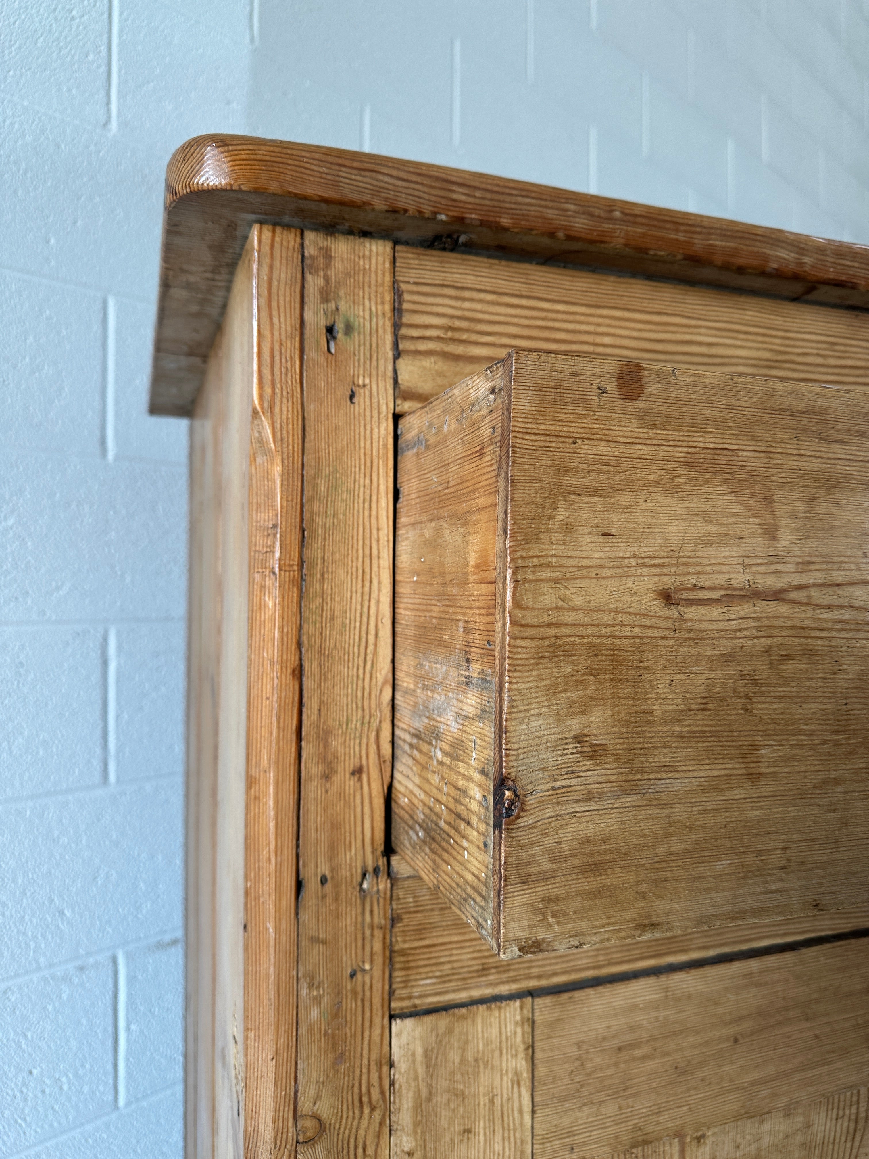 Antique English Pine Sideboard or Buffet