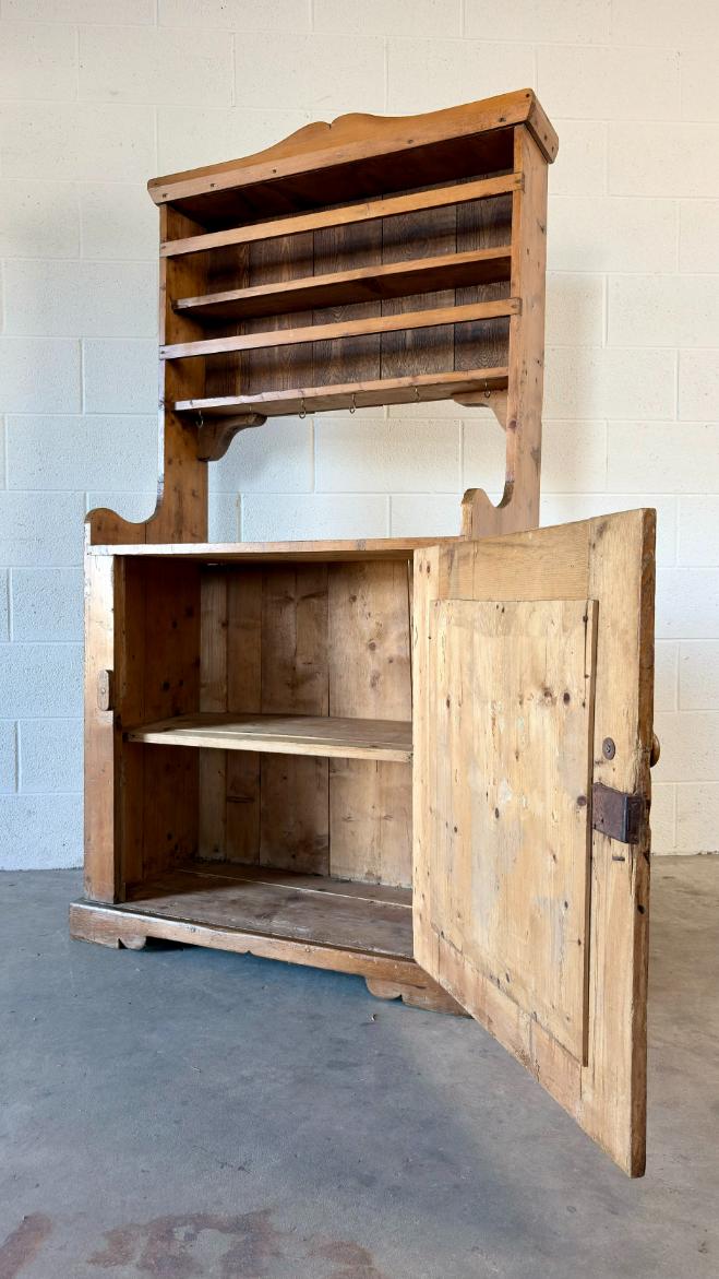 Petite Antique Pine Hutch