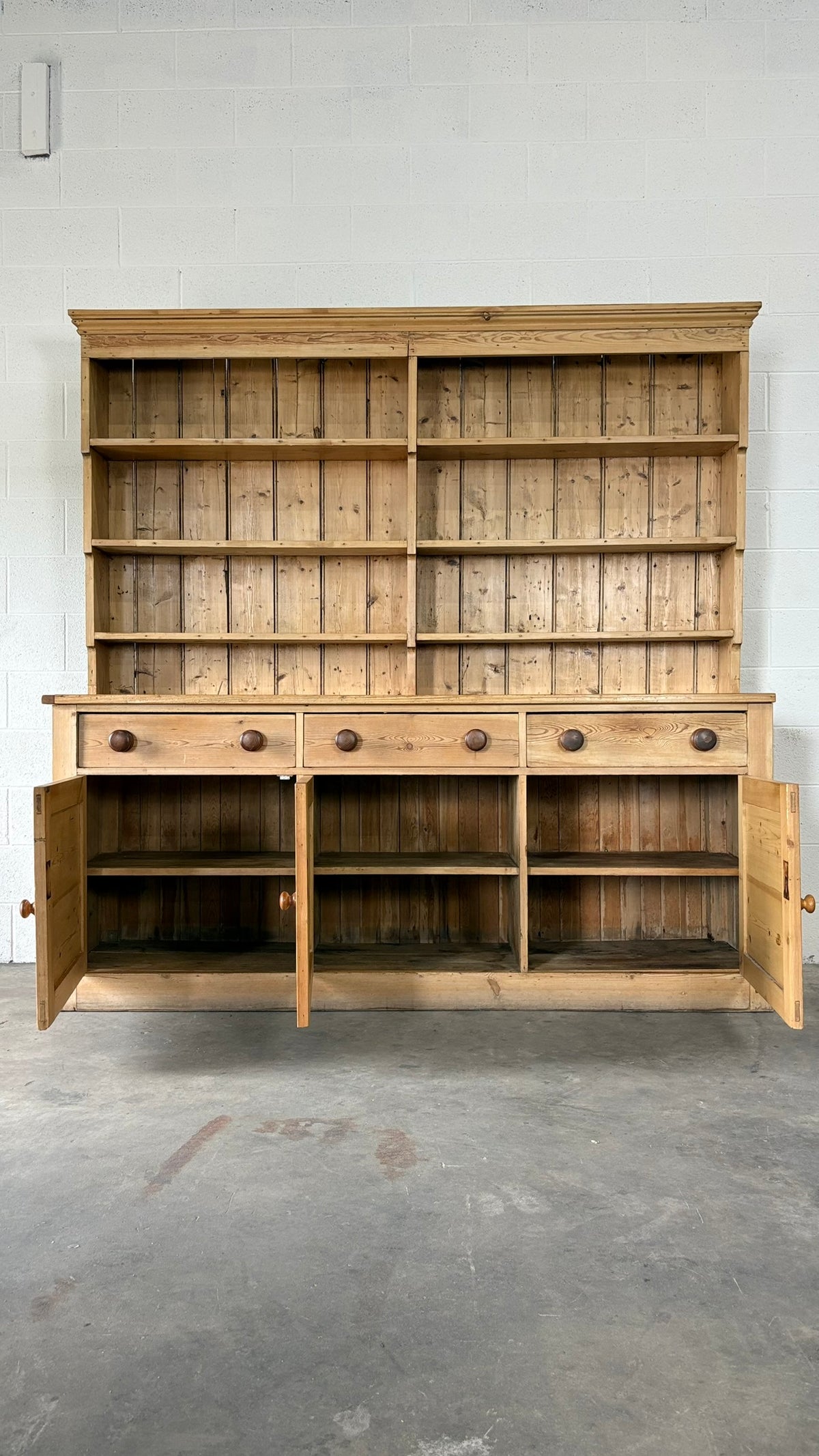 English Pine Kitchen Dresser