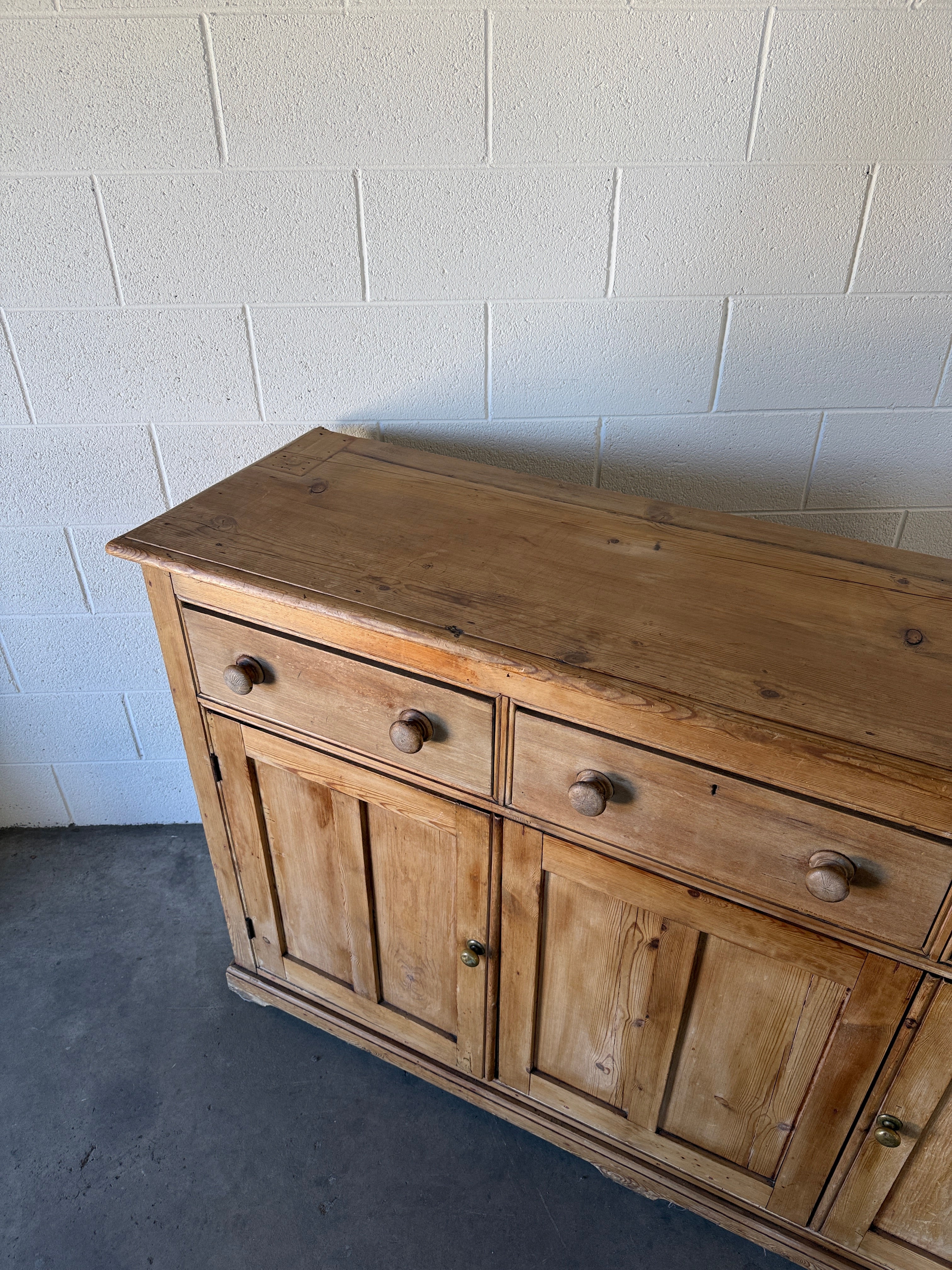 Antique pine sideboard