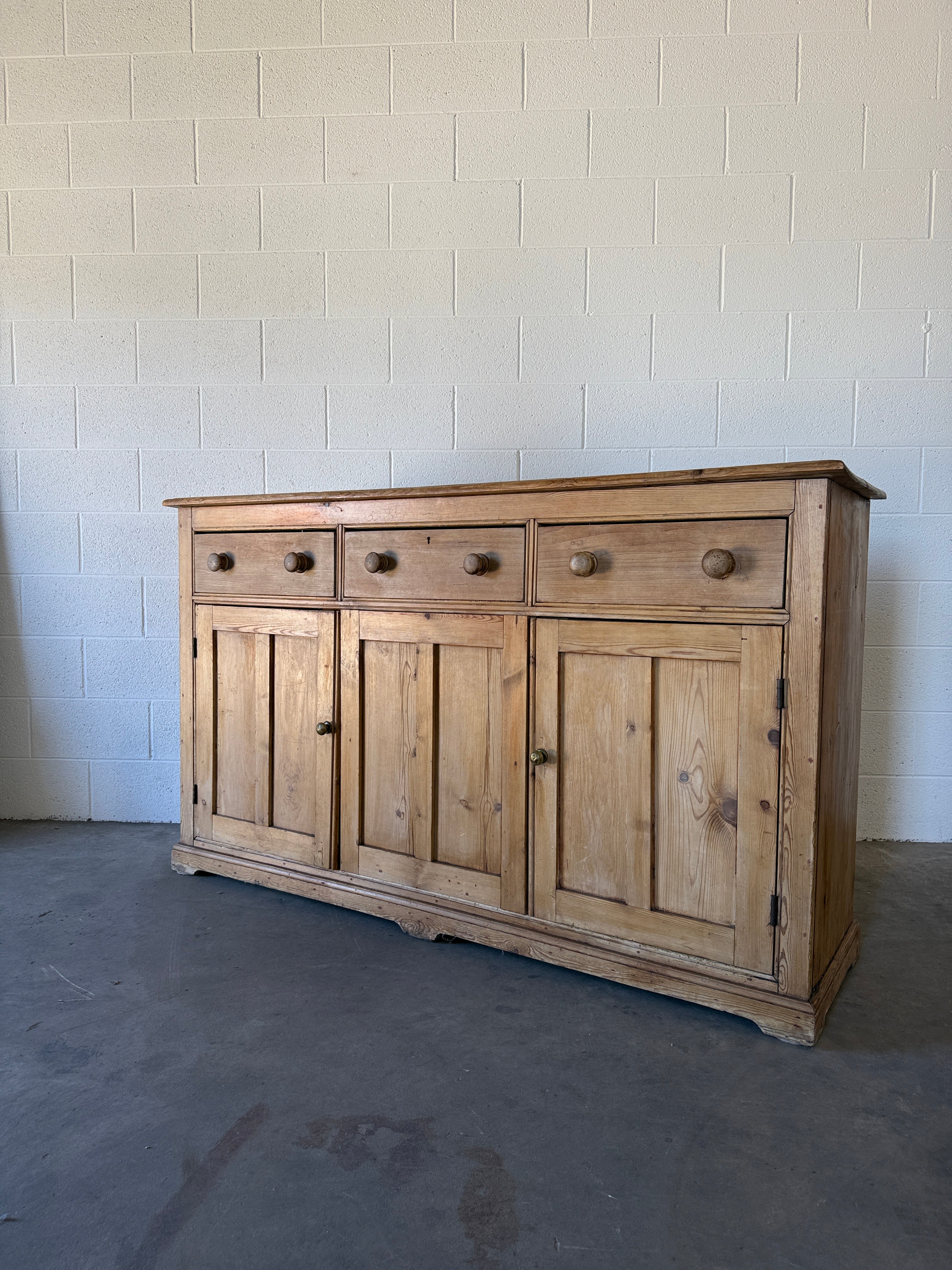 Antique pine sideboard