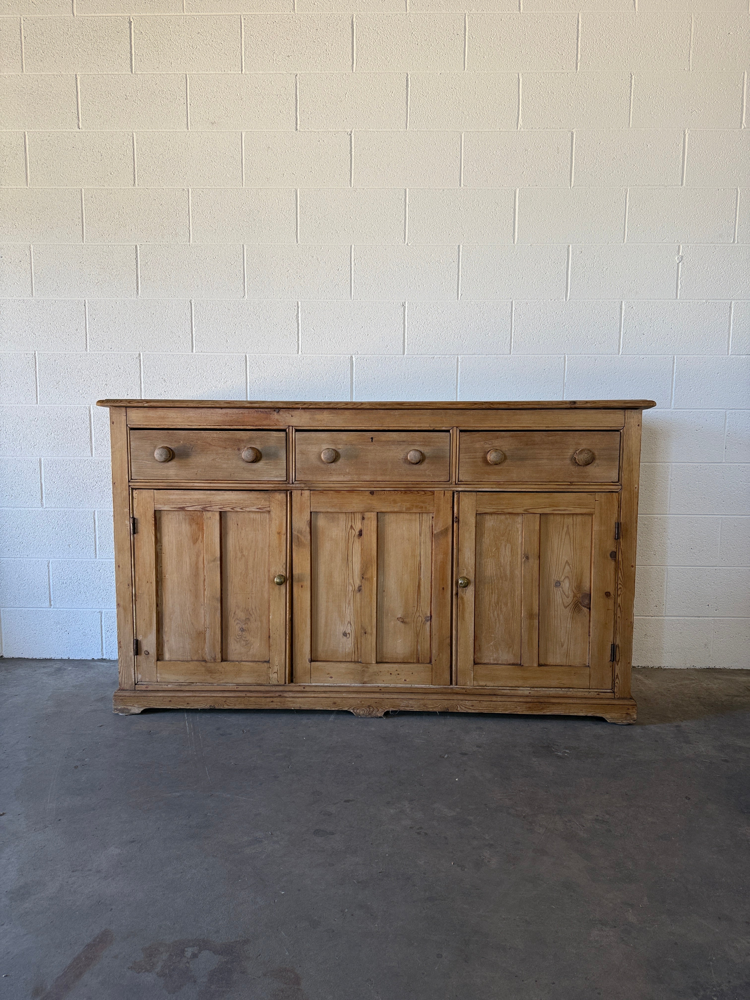 Antique pine sideboard