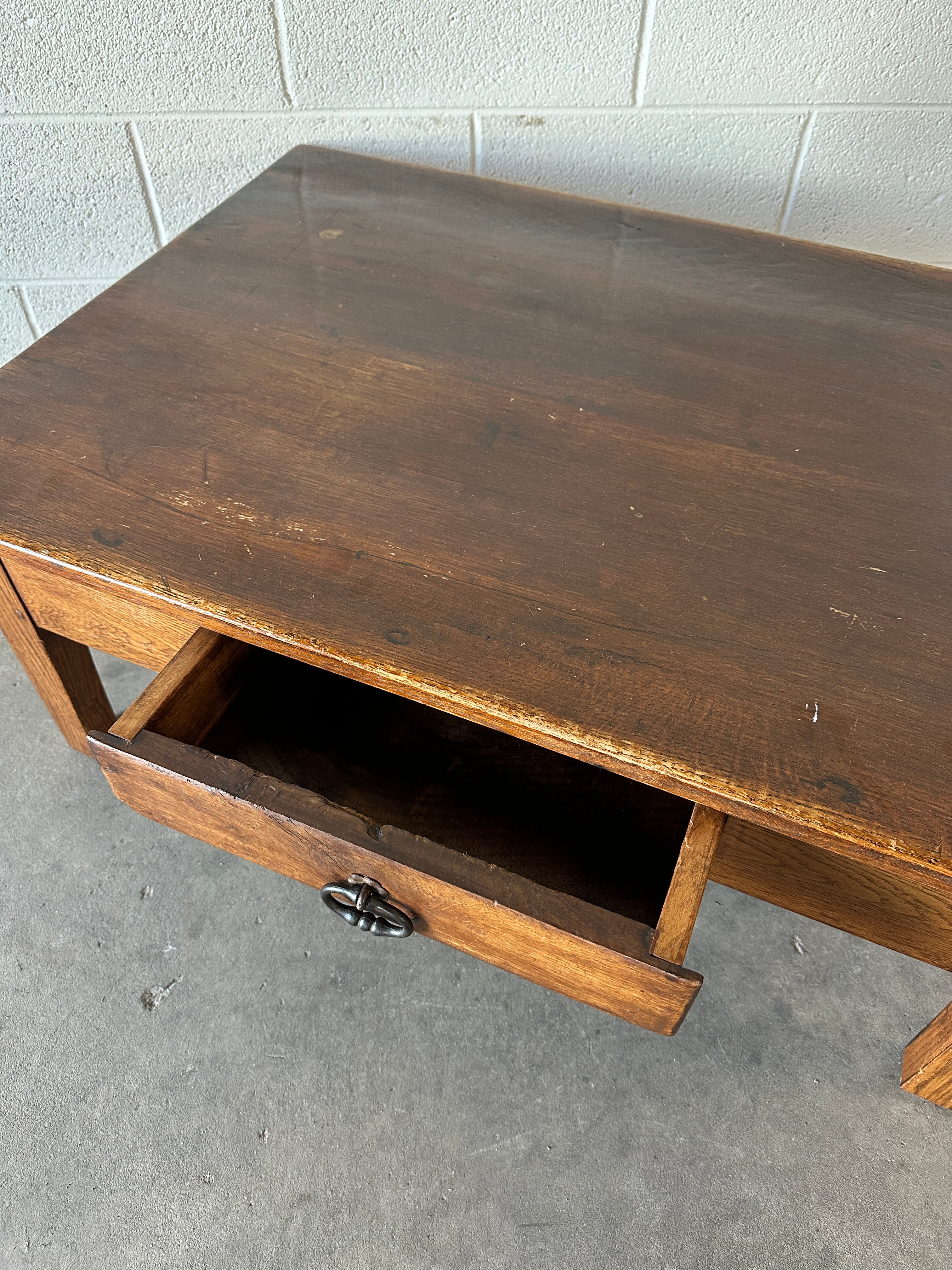 Antique French oak coffee table