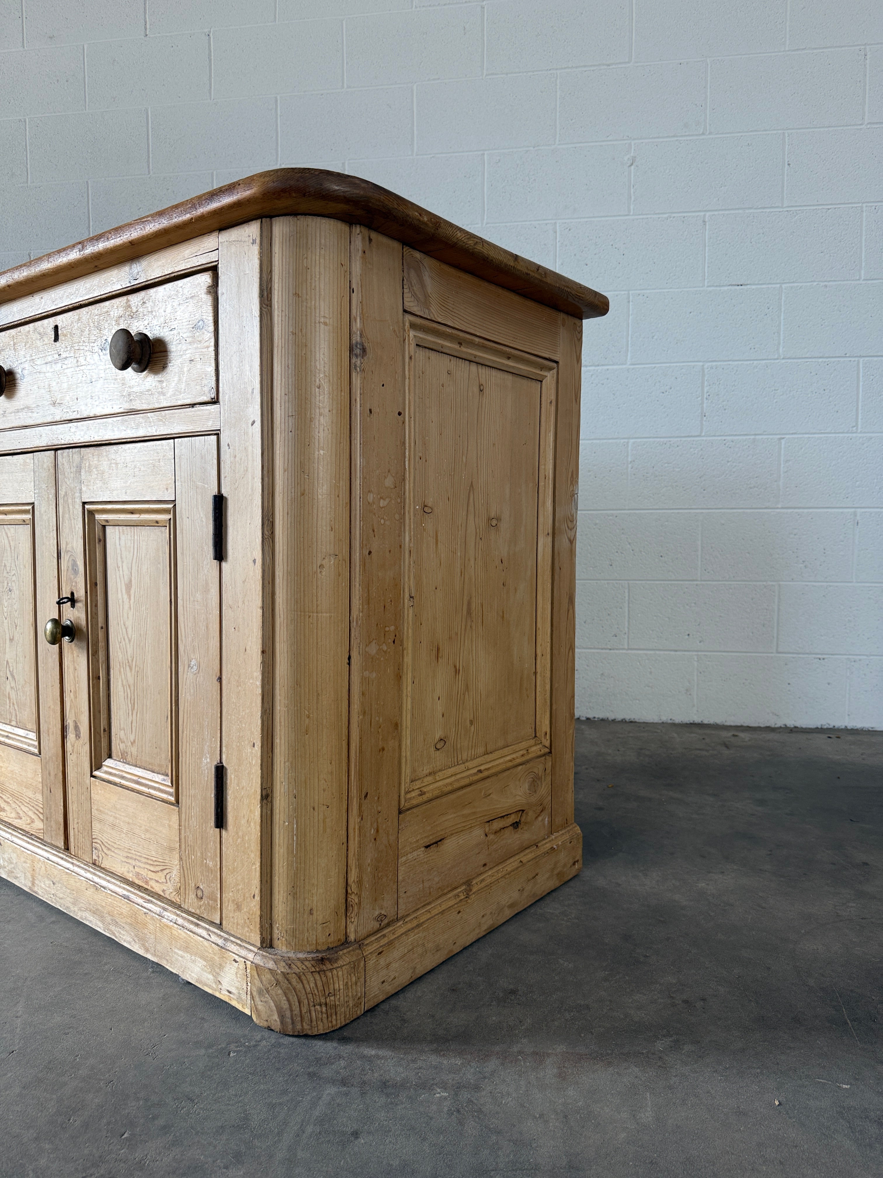 Mellow Antique Pine Sideboard