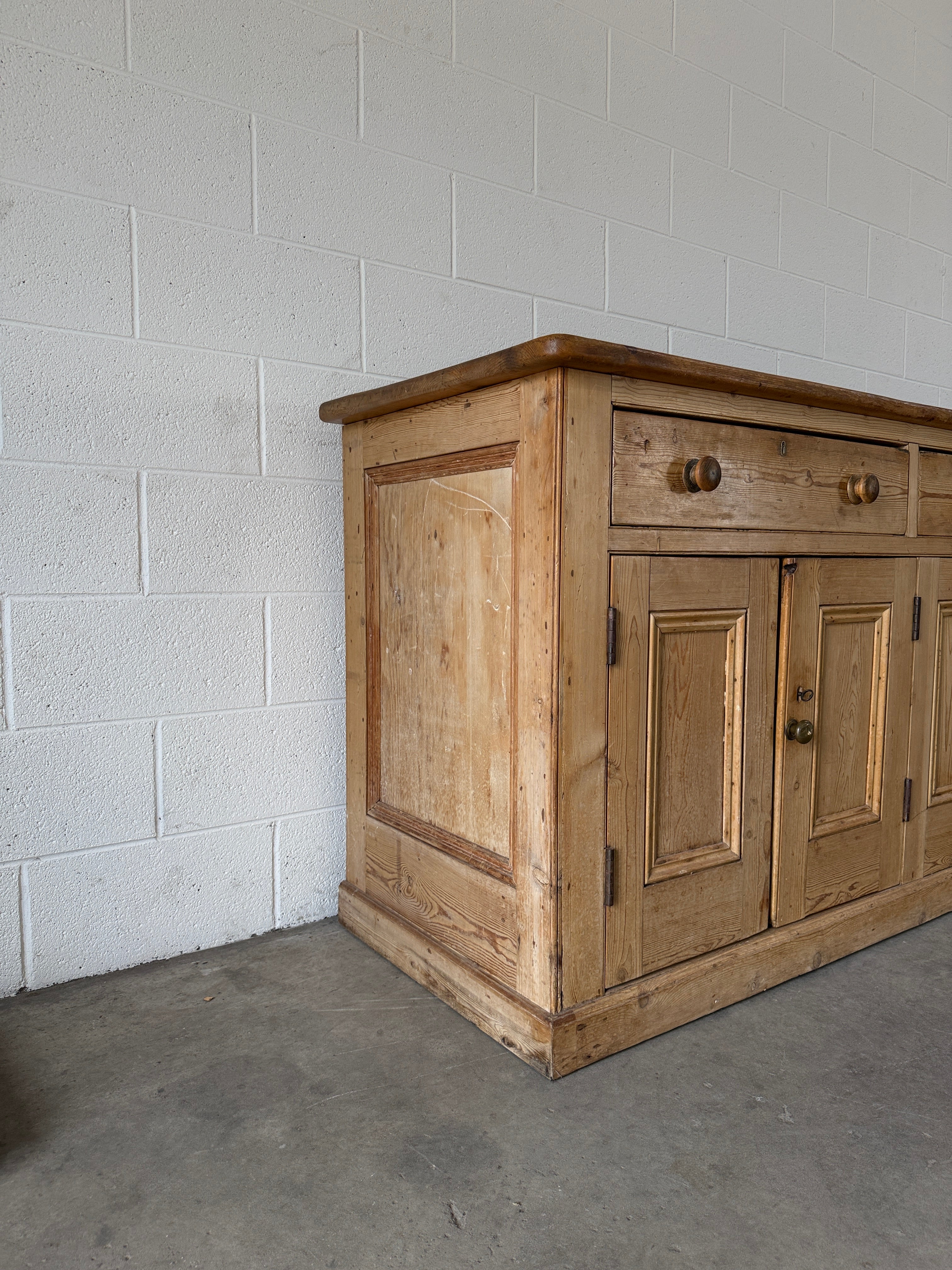 Mellow Antique Pine Sideboard