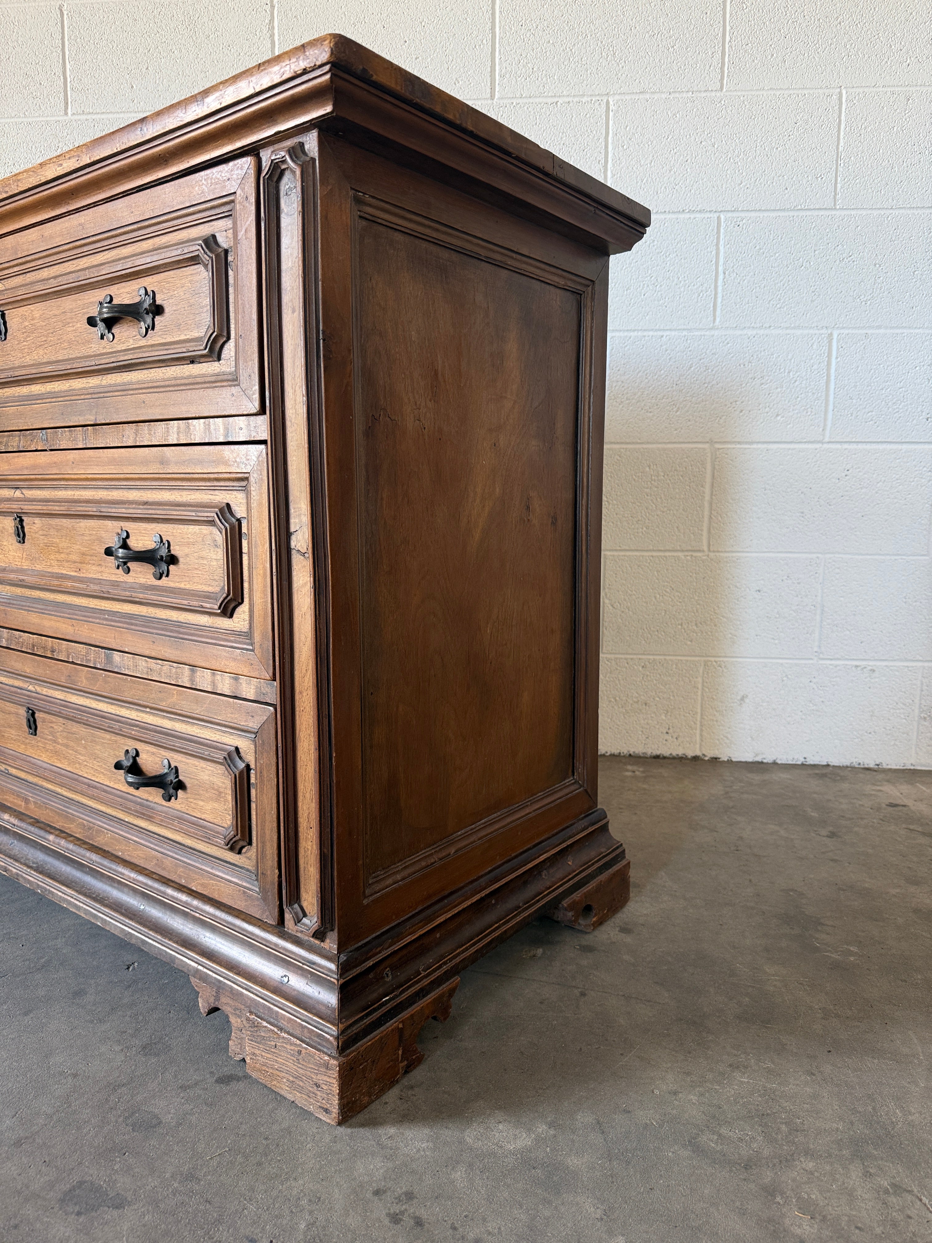 Antique French Walnut Chest of Drawers