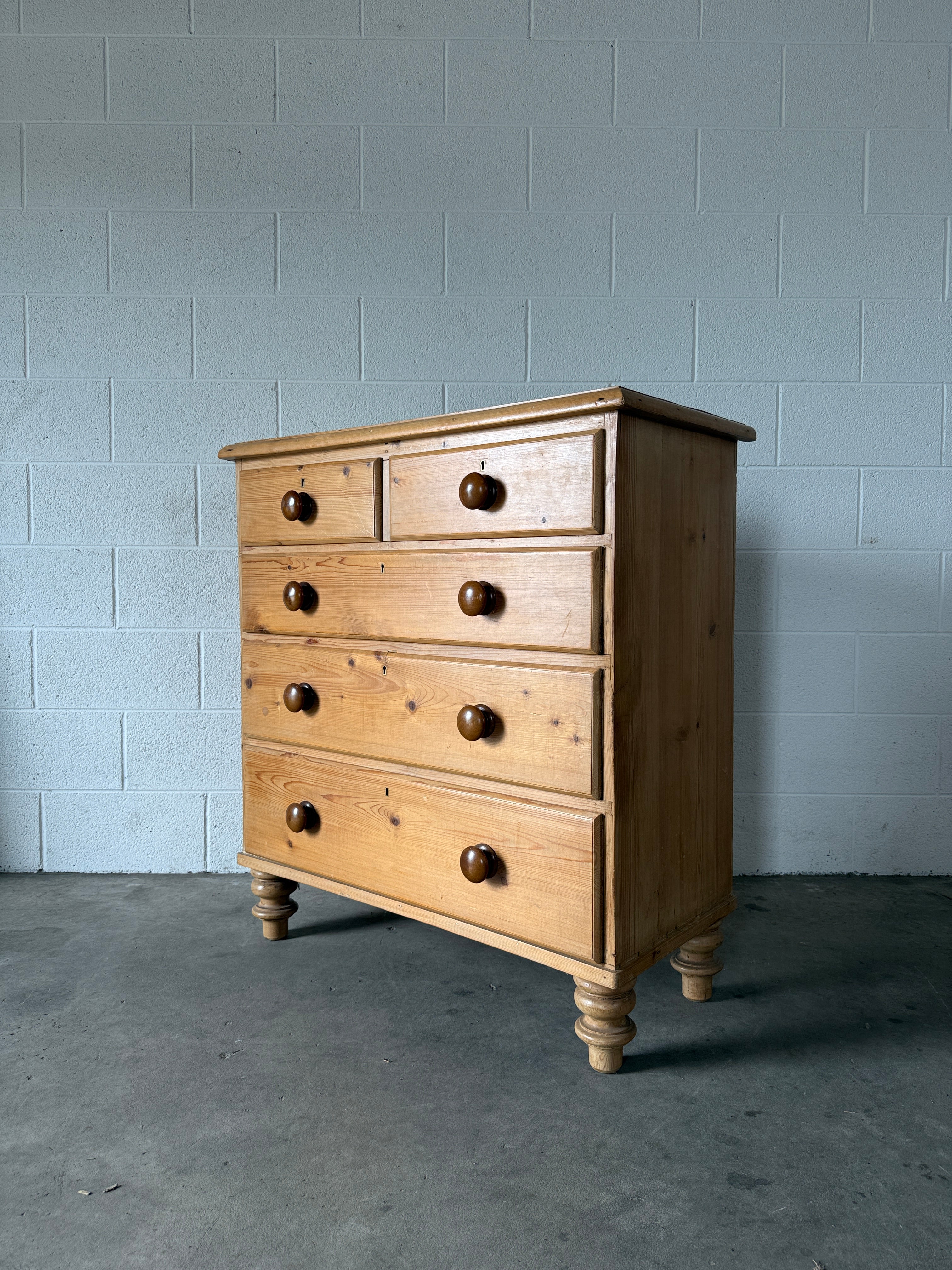 Antique Pine Chest of Drawers