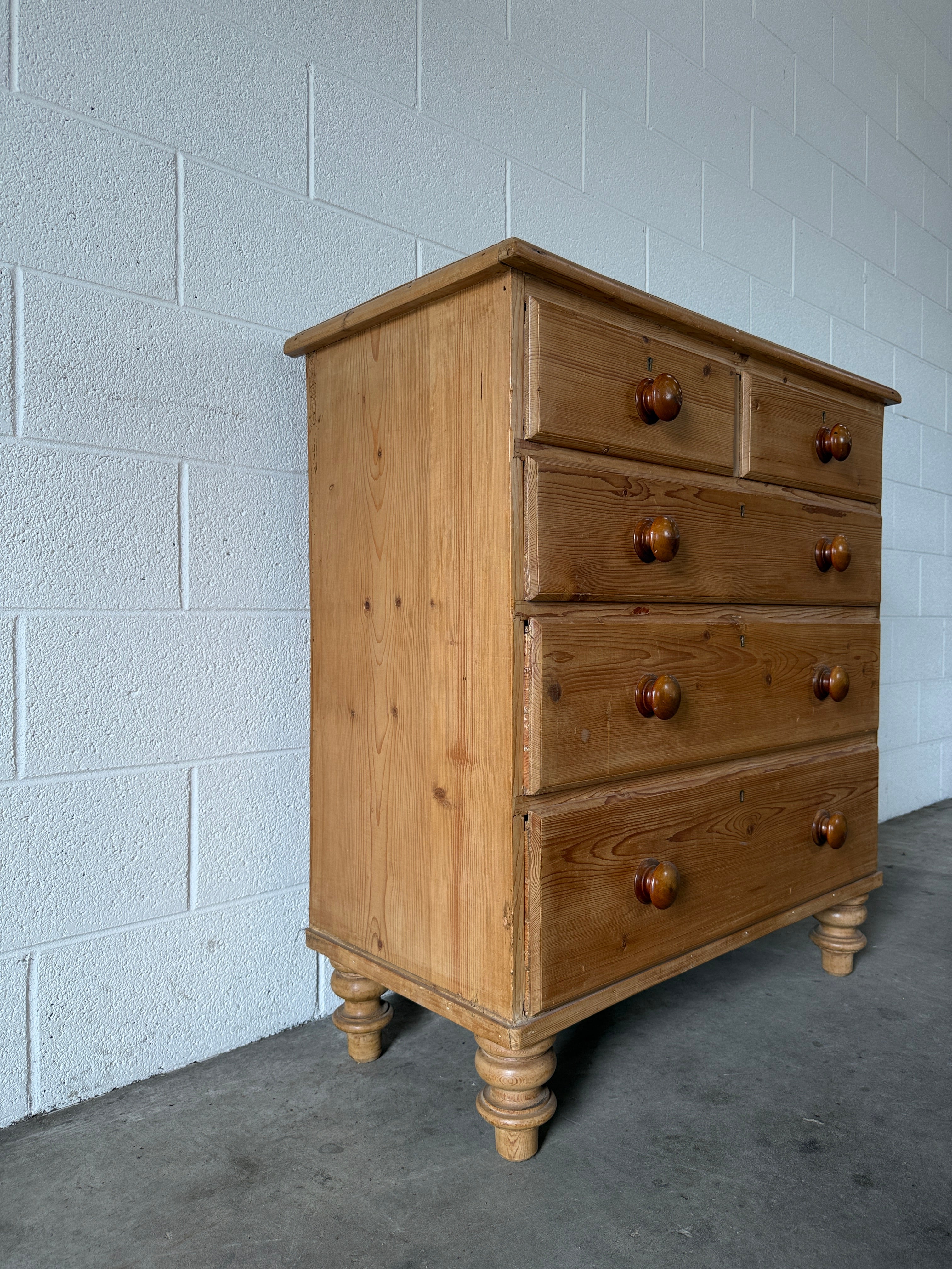 Antique Pine Chest of Drawers