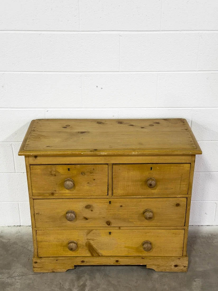 Small set of antique pine drawers