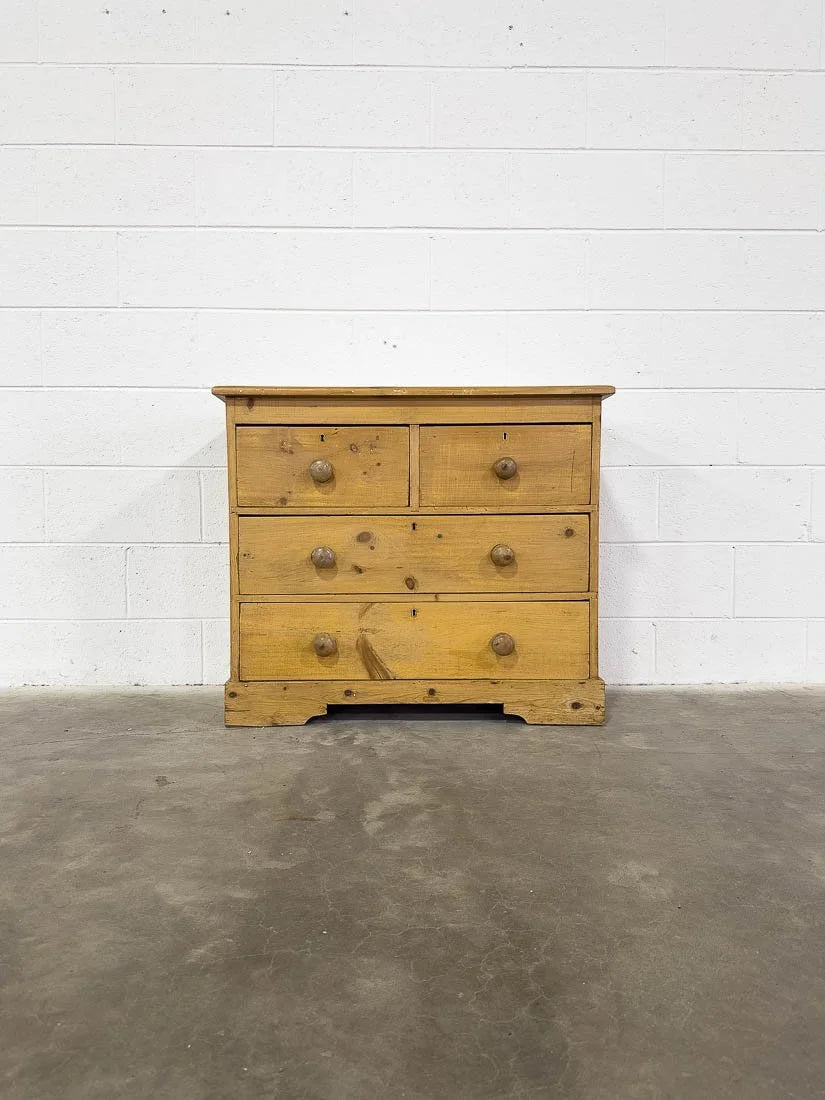 Small set of antique pine drawers