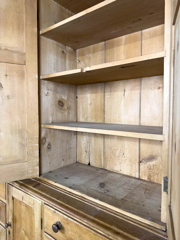 Large English antique housekeepers cupboard