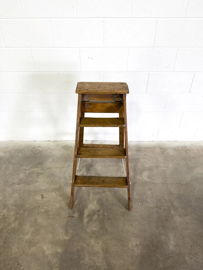 Vintage pine step ladder