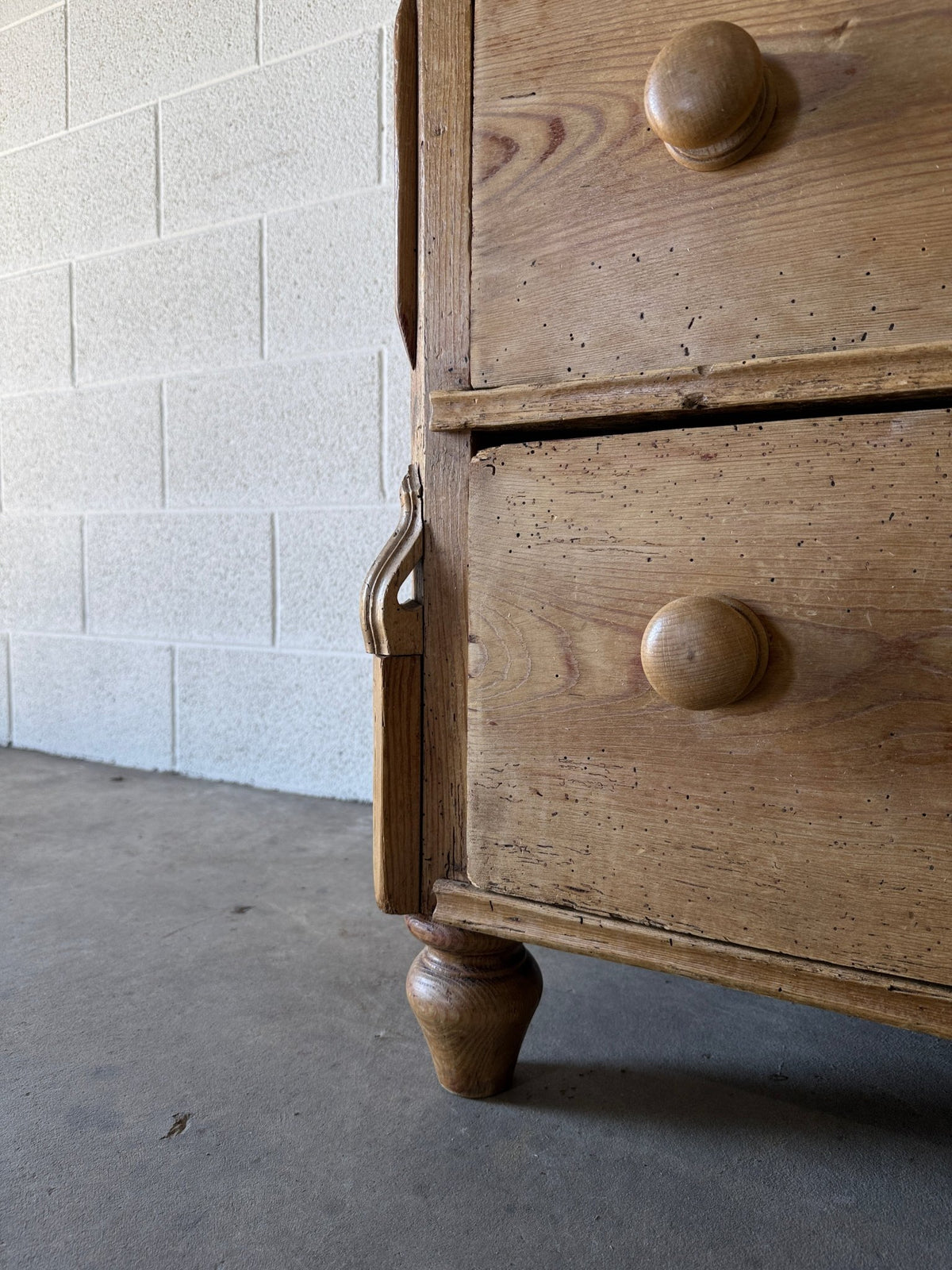 Antique Dutch Pine Three‑Drawer Chest - House on Horizon