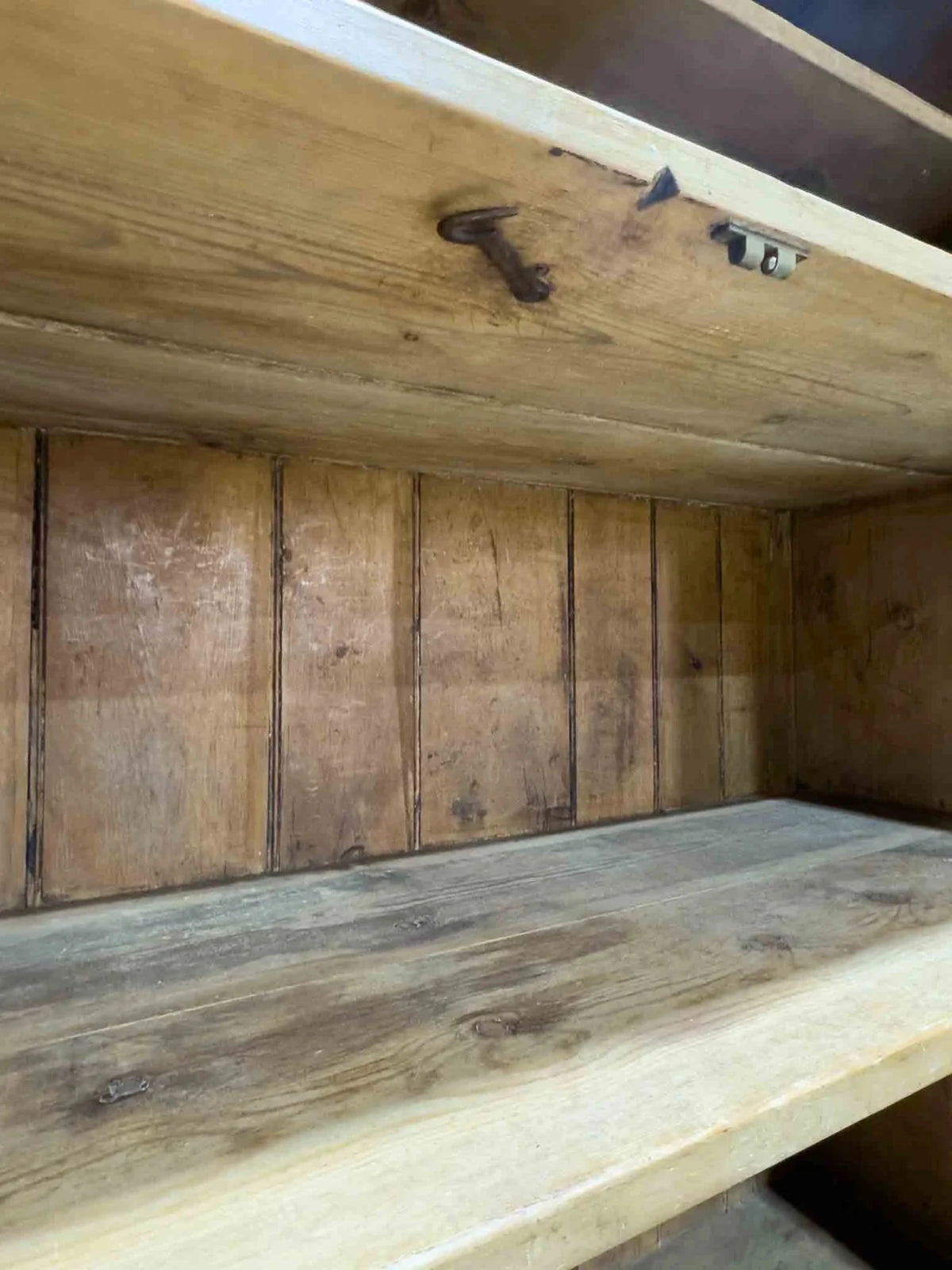 Antique English housekeepers cupboard - House on Horizon