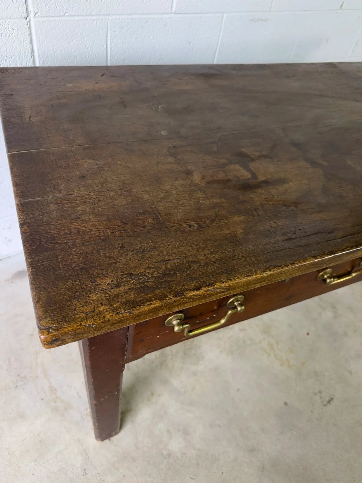 Antique English oak buffet - House on Horizon