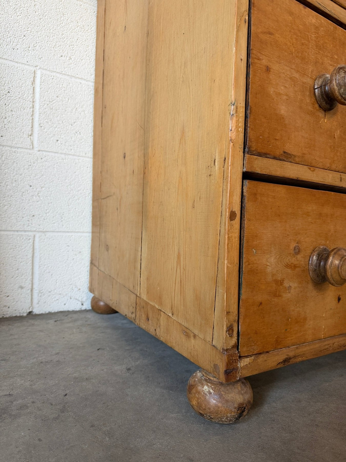 Antique English pine sideboard of incredible proportion - House on Horizon